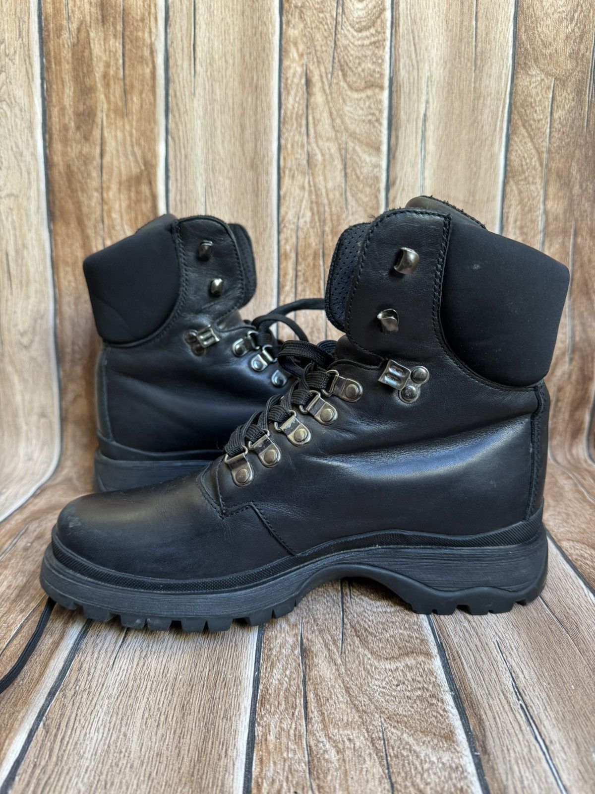 Prada 90’s Prada combat boots Size US 5.5 / EU 38 - 7 Thumbnail