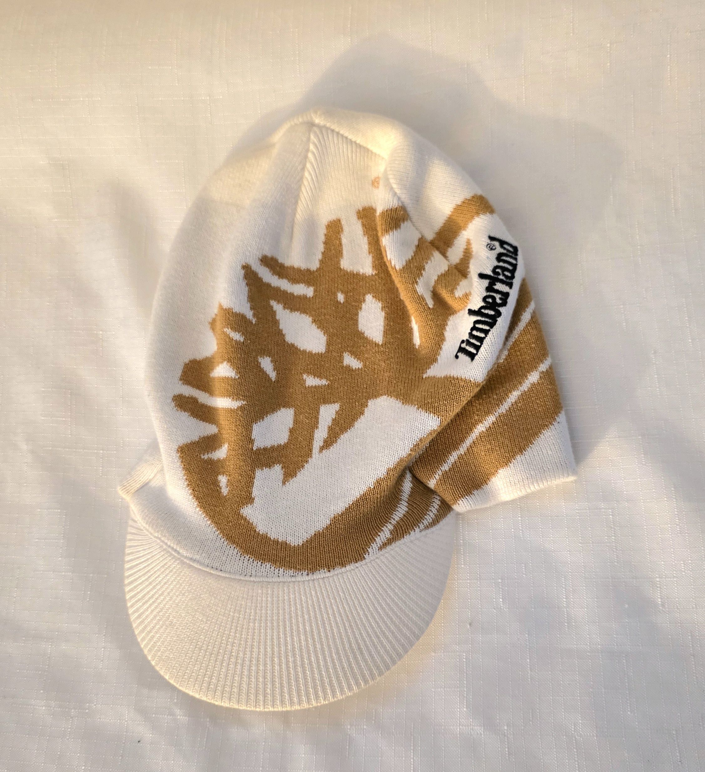 Timberland Timberland Vintage Intarsia Radar Beanie Hat Cap Hip Hop Rap Size ONE SIZE - 2 Thumbnail
