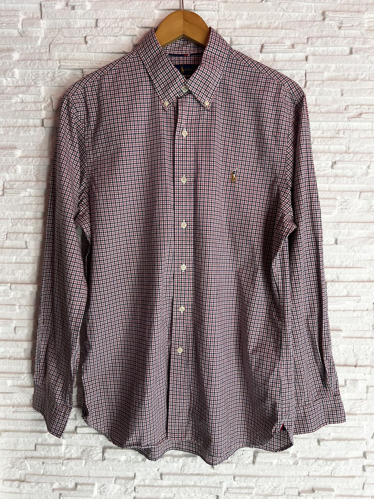 Ralph Lauren Ralph Lauren Slim Fit Plaid Shirt L Blue Red Check Cotton Size US L / EU 52-54 / 3 - 2 Thumbnail