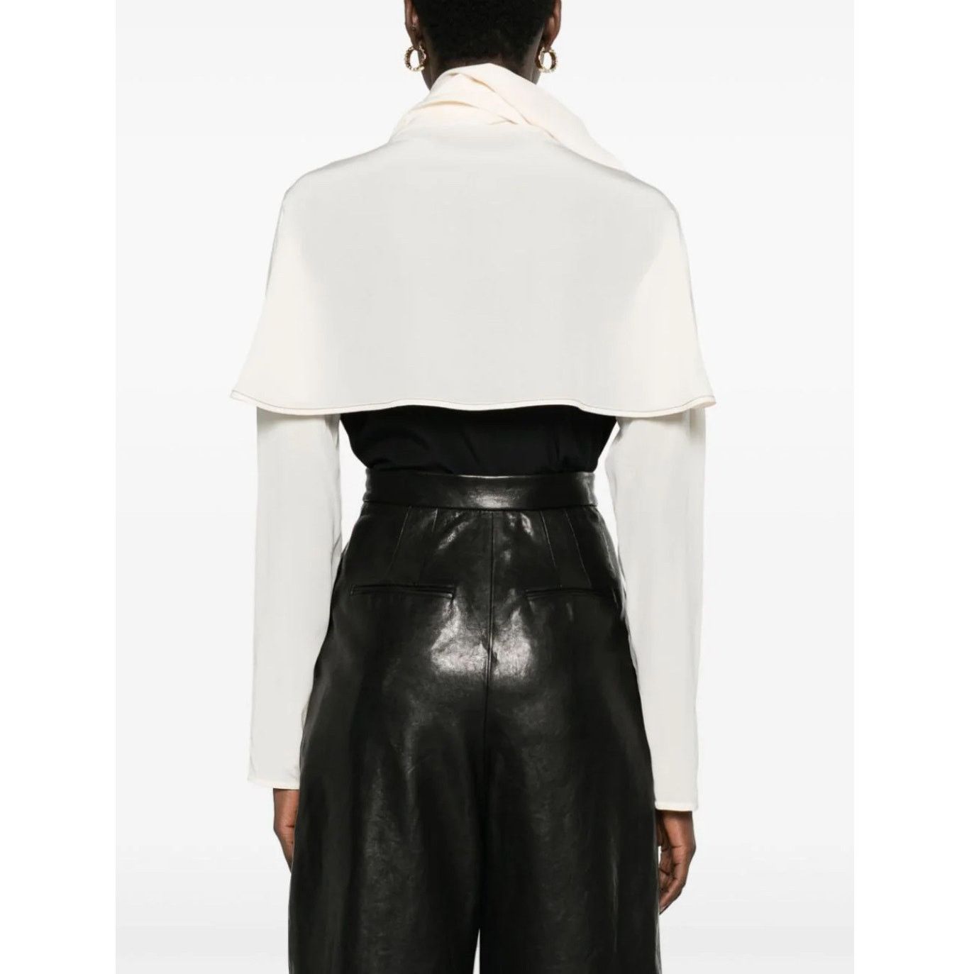 KHAITE - Ashford leather tailored trousers / size 0 / Black