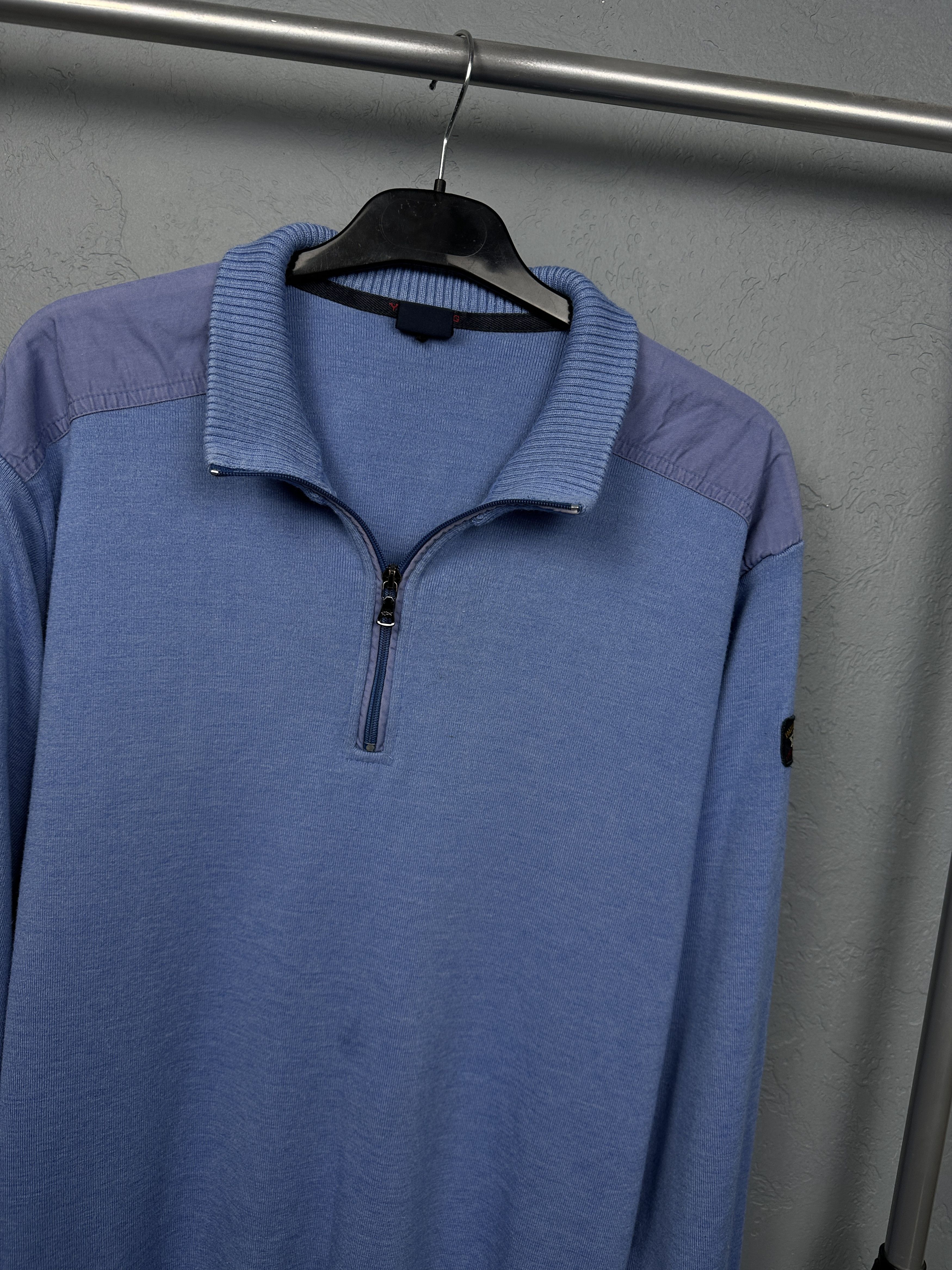 Paul & Shark Paul & Shark Vintage Mens 1\4 Zip Wool Sweater Size US XXL / EU 58 / 5 - 2 Thumbnail