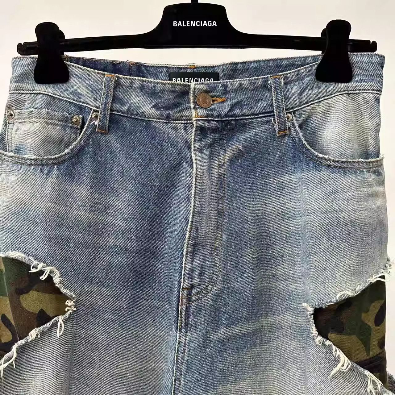 Balenciaga Balenciaga Fake Two Ruined Jeans Size US 30 / EU 46 - 3 Thumbnail