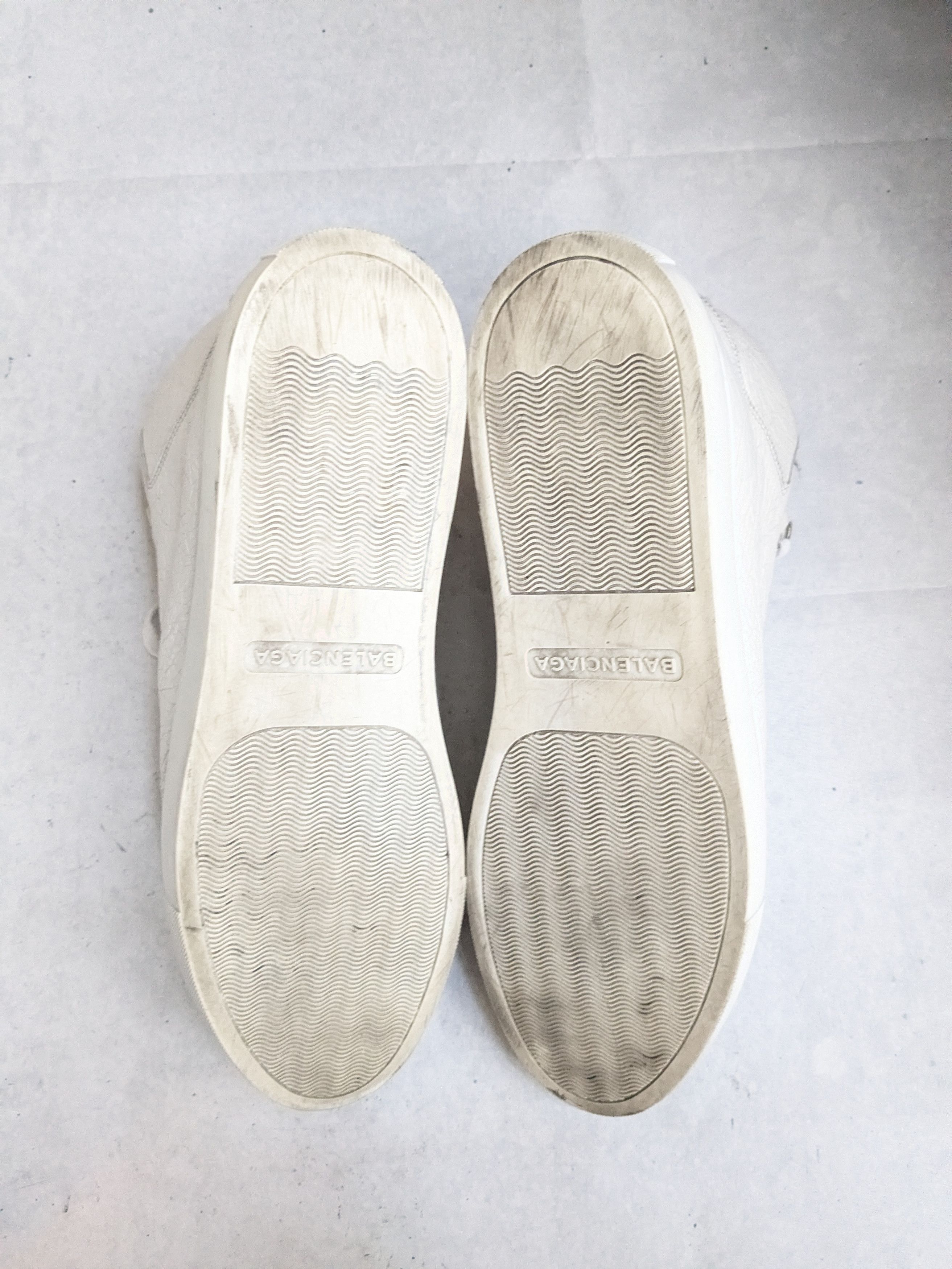 Balenciaga Balenciaga Arena Sneakers White High Tops Leather 14 47 Size US 14 / EU 47 - 12 Thumbnail