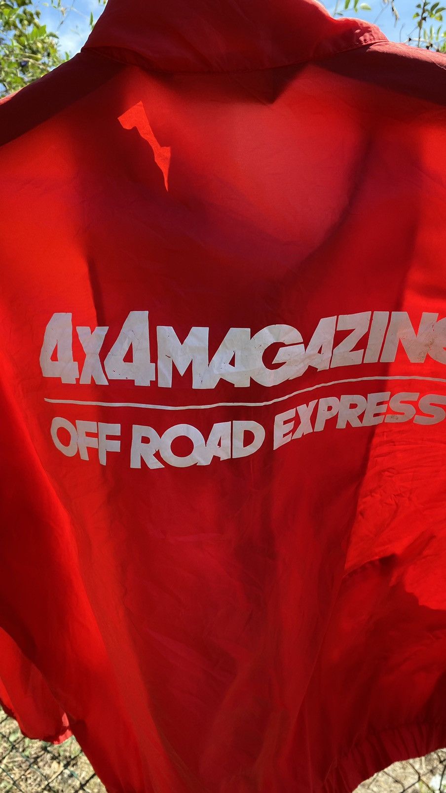 Vintage 4x4MAGAZINE Four-by-four magazine Nylon jacket Off-road 4WD Size US XL / EU 56 / 4 - 3 Thumbnail