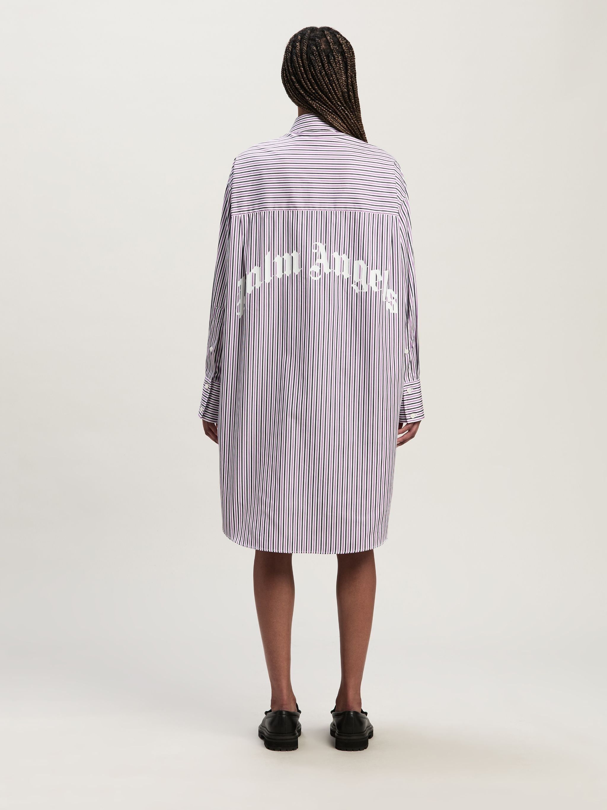 Palm Angels o1y1125 Shirt Mini Dress in Multicolor Size XS / US 0-2 / IT 36-38 - 4 Thumbnail
