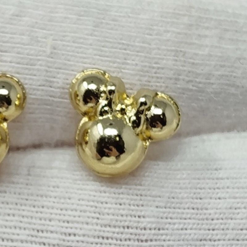 Disney Disney Minnie Mouse Gold Tone Stud Earrings Size ONE SIZE - 6 Thumbnail