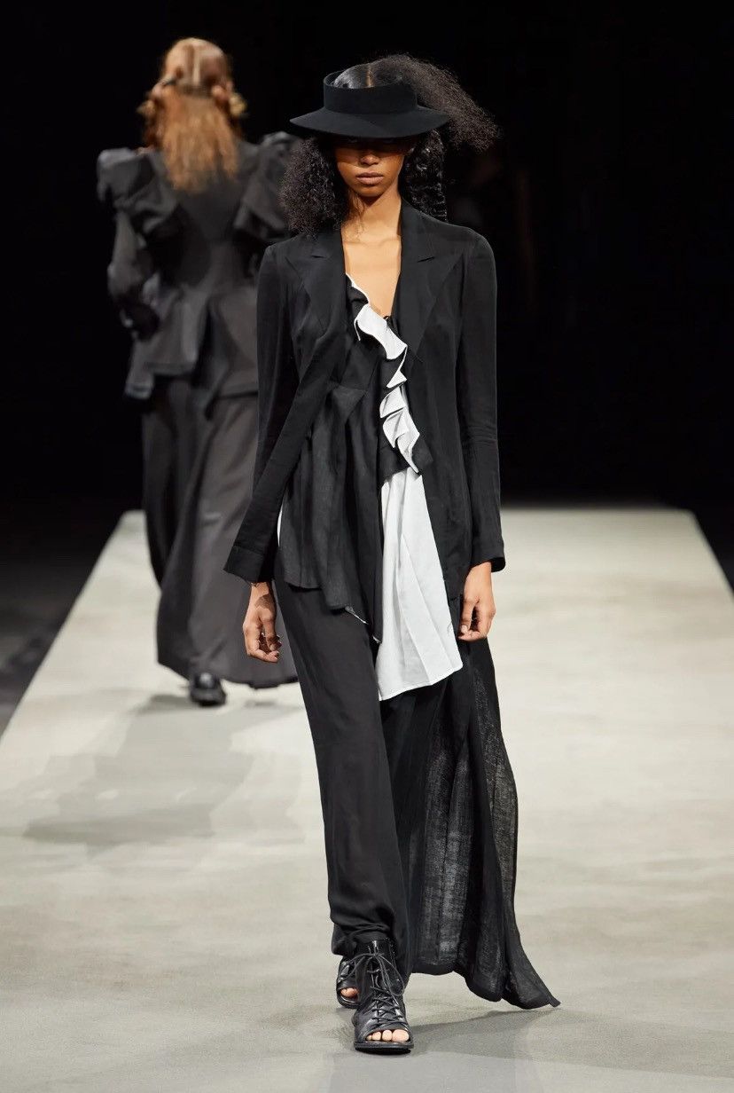 Yohji Yamamoto NWT Runway SS23 Frill Blazer Size L / US 10 / IT 46 - 1 Thumbnail