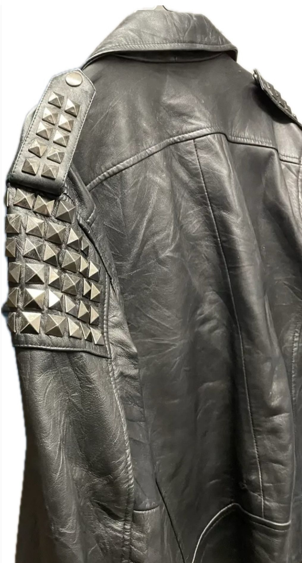 Tiger of Sweden Studded leather jacket - not parka bomber hoodie coat boots Size US L / EU 52-54 / 3 - 3 Thumbnail
