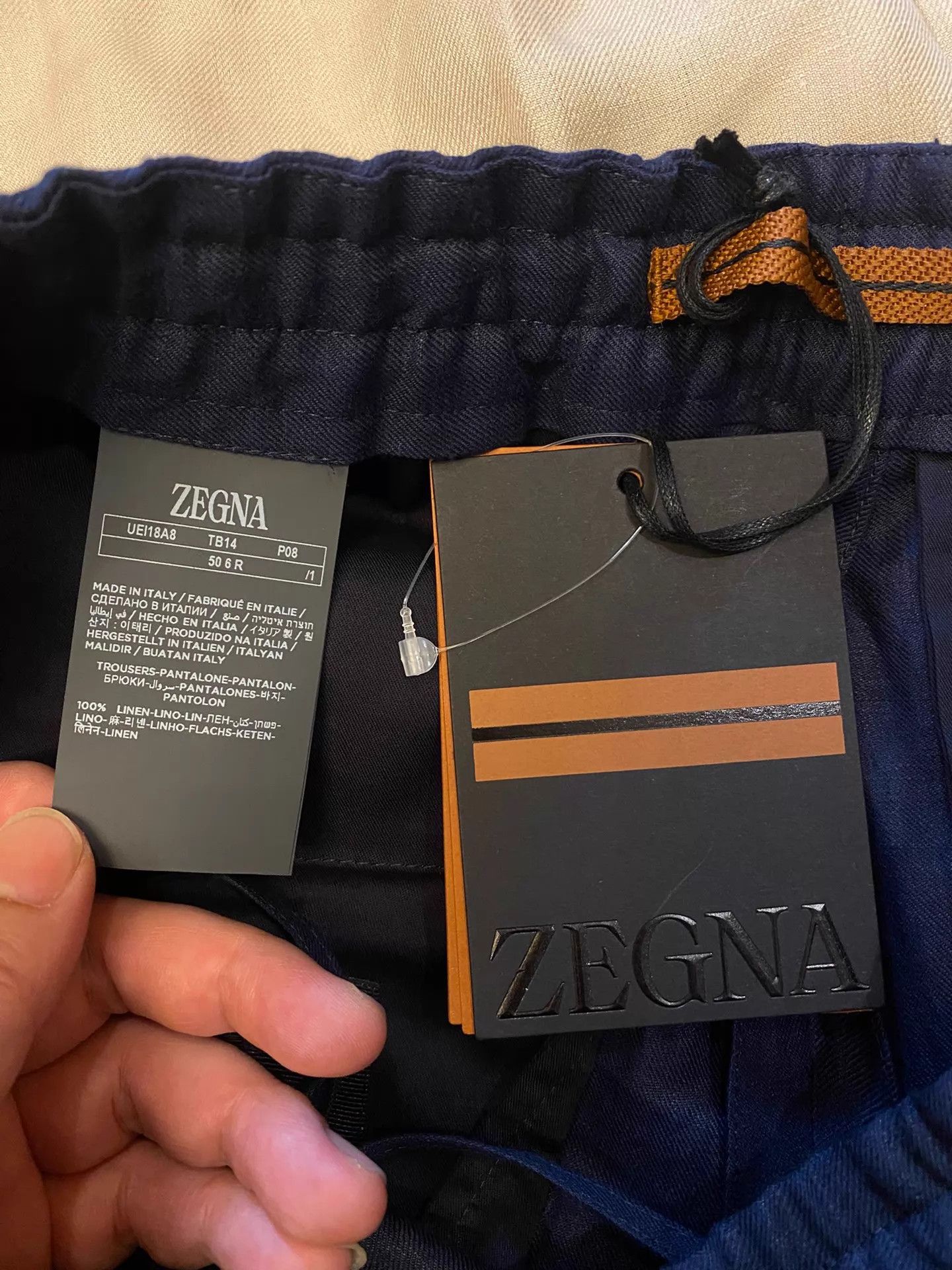 Ermenegildo Zegna Zegna OASI LINO Linen Elastic Waist Shorts Size 50 Size US 34 / EU 50 - 5 Thumbnail
