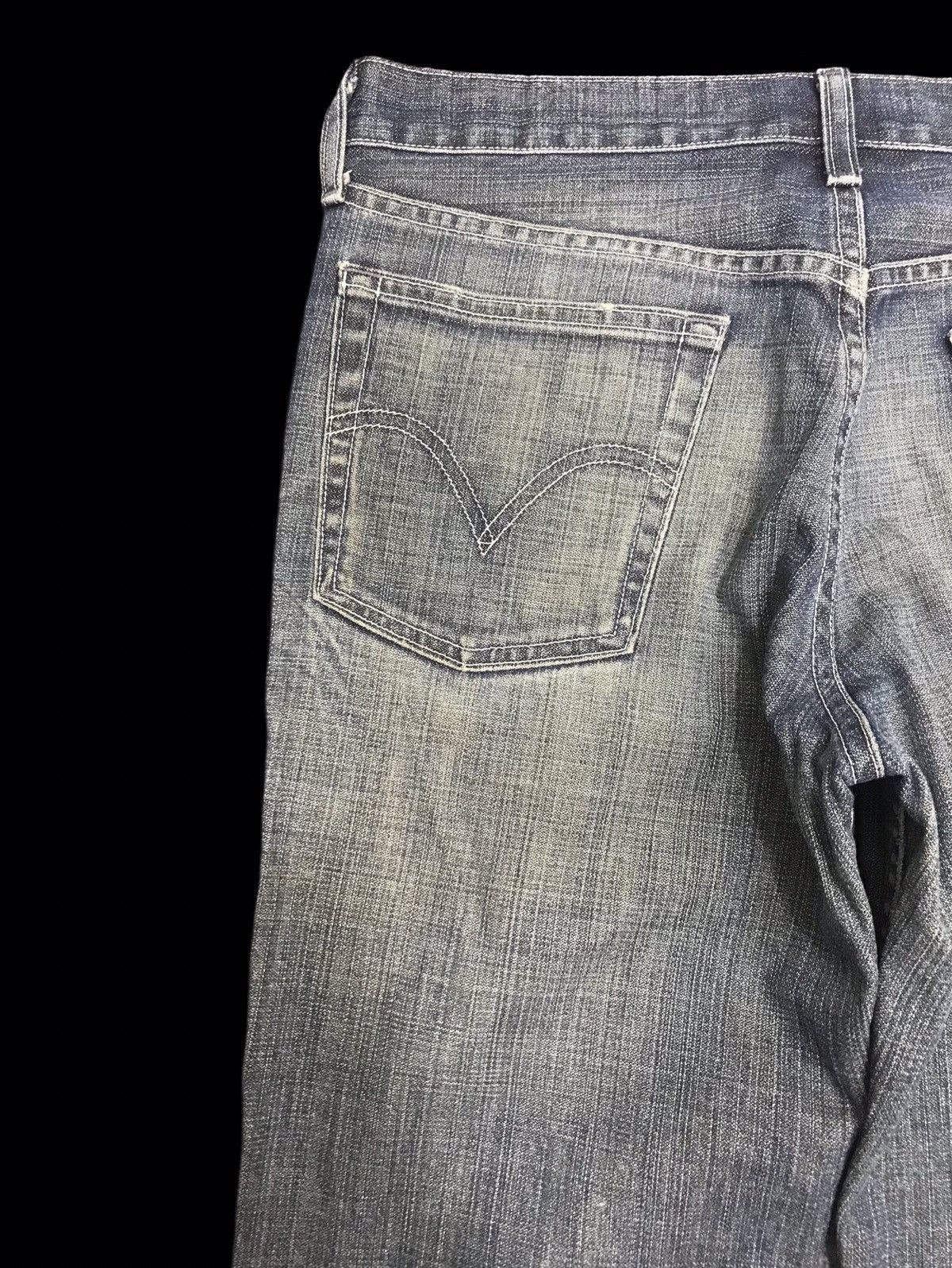 Levi's 💥THRASHED💥VTG Levis 517 Flare Thrashed Denim F366 Size US 31 - 11 Thumbnail