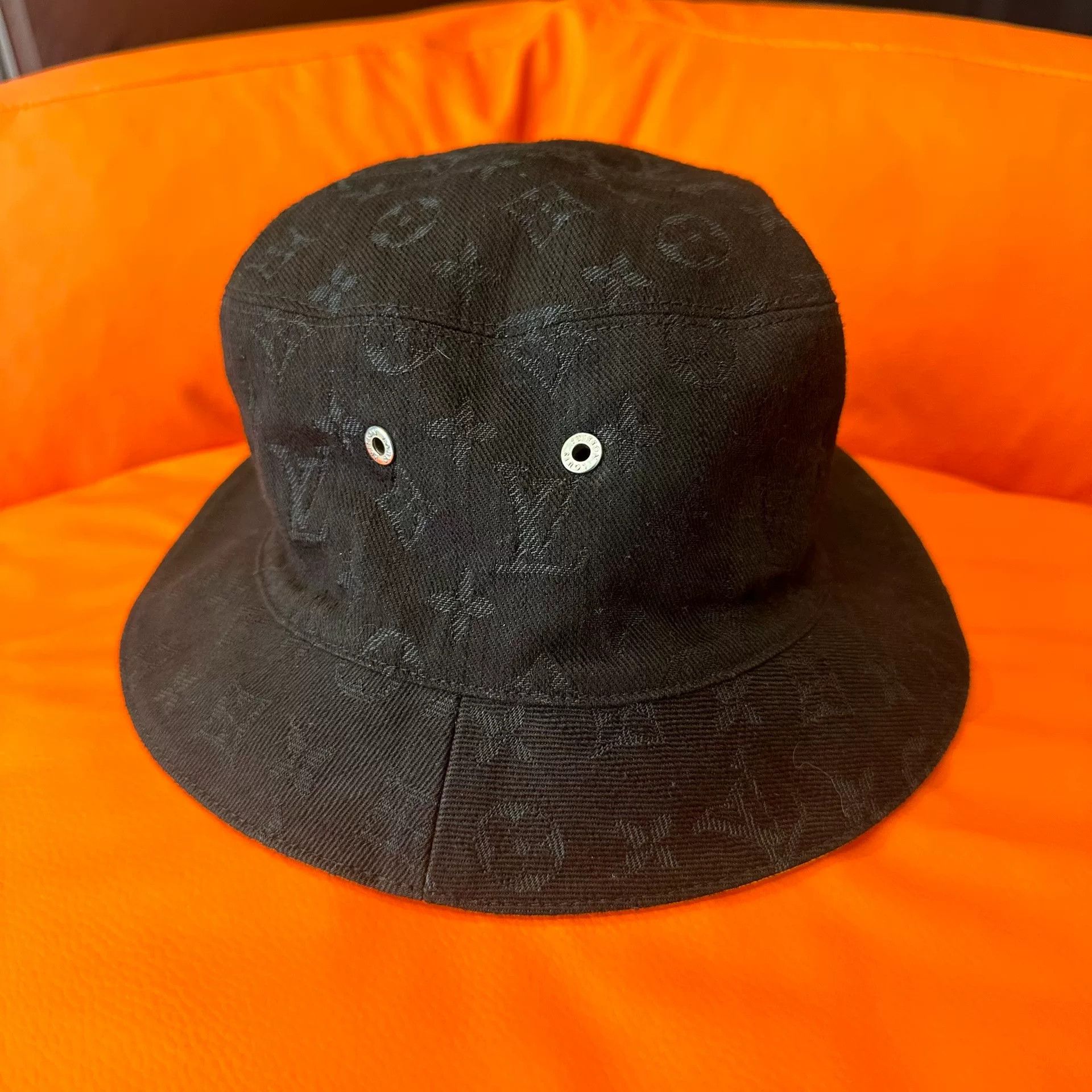 Louis Vuitton Louis Vuitton Denim Black Hat one size Men Size ONE SIZE - 1 Thumbnail