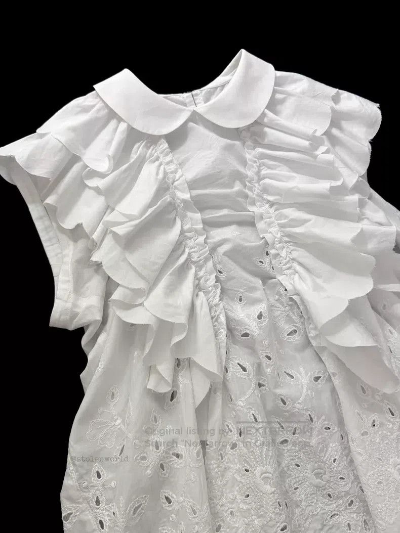 Comme des Garcons Comme Des Garcons 3D Pleated Floral Top Size M / US 6-8 / IT 42-44 - 5 Thumbnail