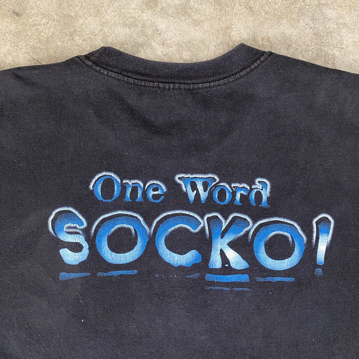 Vintage VTG 1998 WWF Mankind “Talk to the Sock” Mr. Socko Tee Size US XL / EU 56 / 4 - 10 Thumbnail