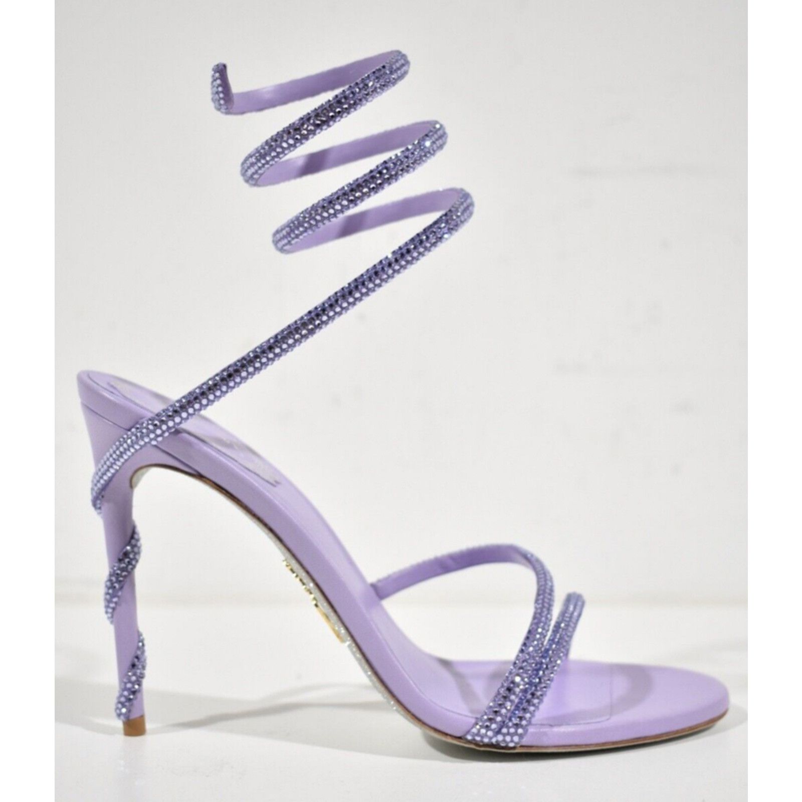 Rene Caovilla Margot Strass Ankle Wrap Strap Sandal Heel Pump 38 Size US 8 / IT 38 - 2 Thumbnail