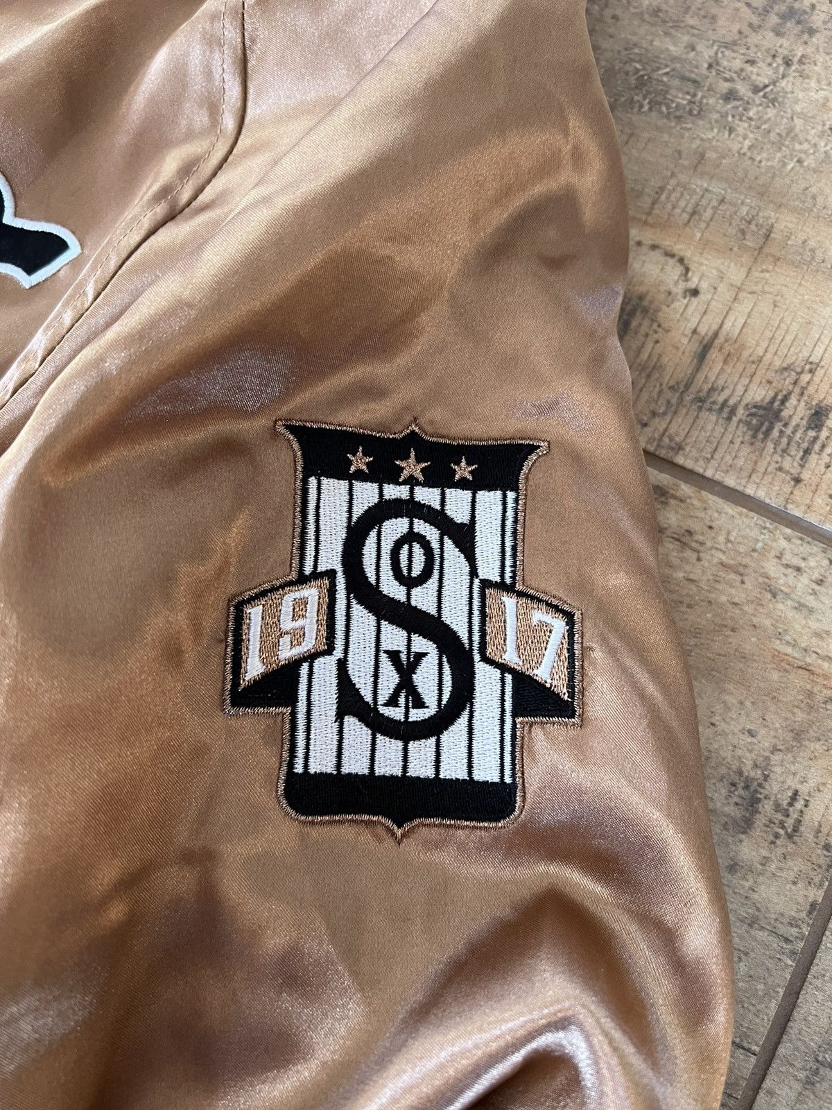 MLB × Majestic × NBA Majestic, mlb chicago gold, vintage kurtka 90s jacket Size US M / EU 48-50 / 2 - 6 Thumbnail