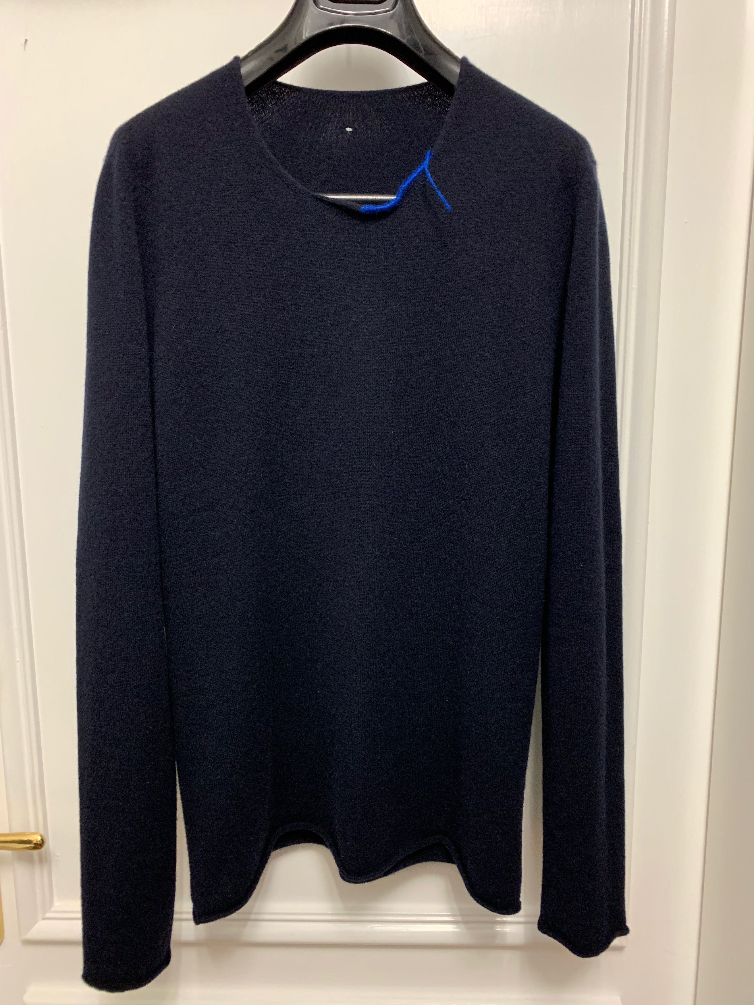 image of Label Under Construction Sweater -Navy-Size 48 New ! in Blue, Men's (Size Medium)