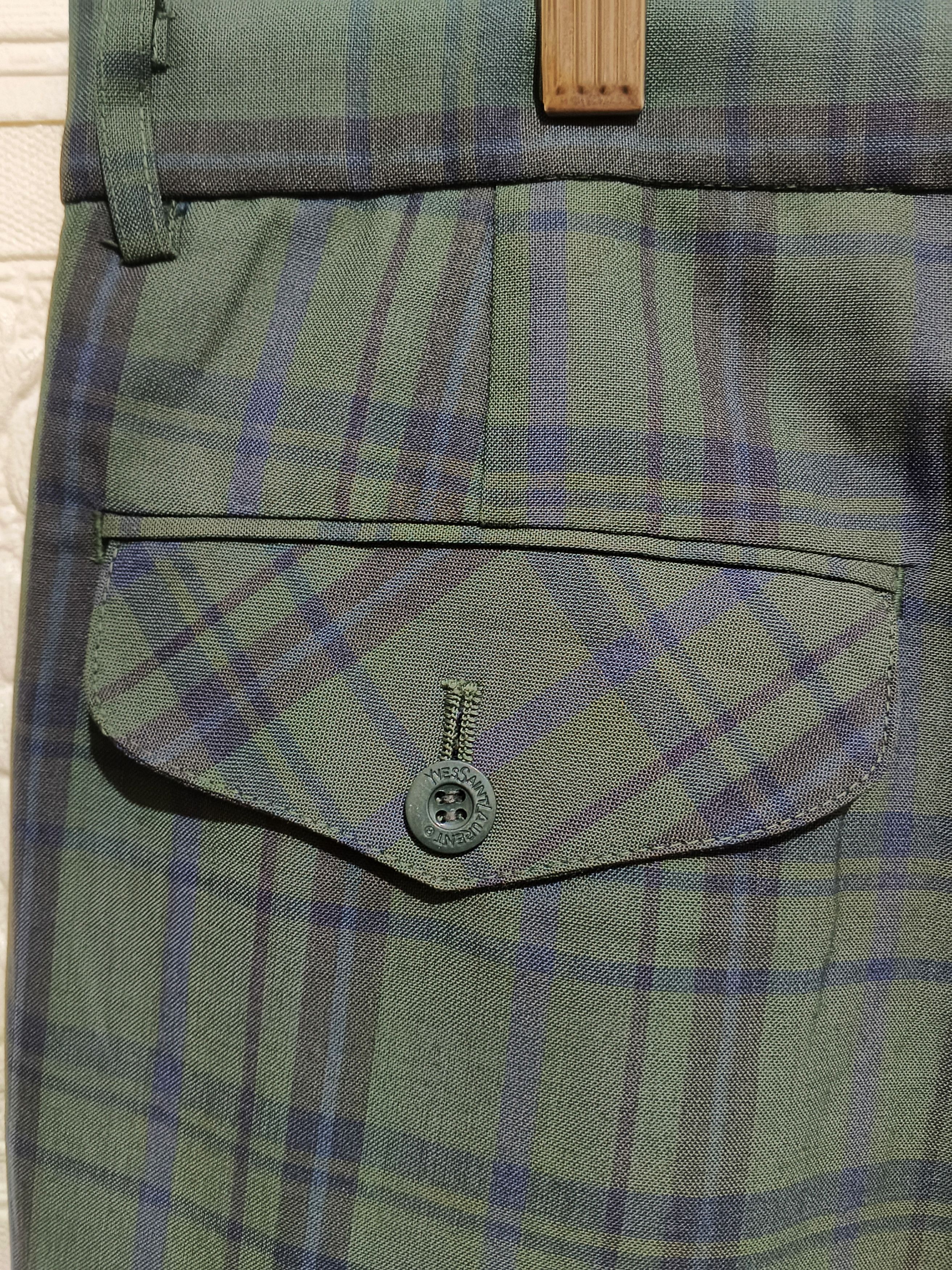 Yves Saint Laurent YVES SAINT LAURENT 90s PLAID PANTS Size US 33 - 7 Thumbnail