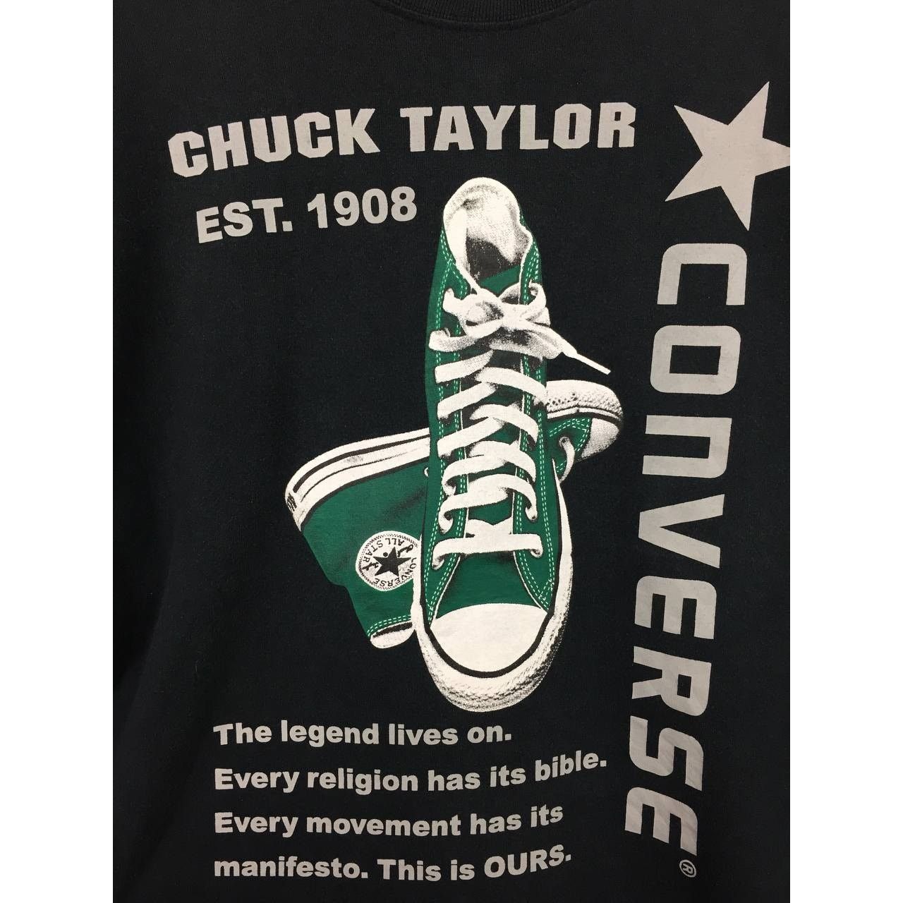 Converse × Vintage Converse Chuck Taylor The Legend Lives On Longsleeve Tee Size US M / EU 48-50 / 2 - 4 Thumbnail