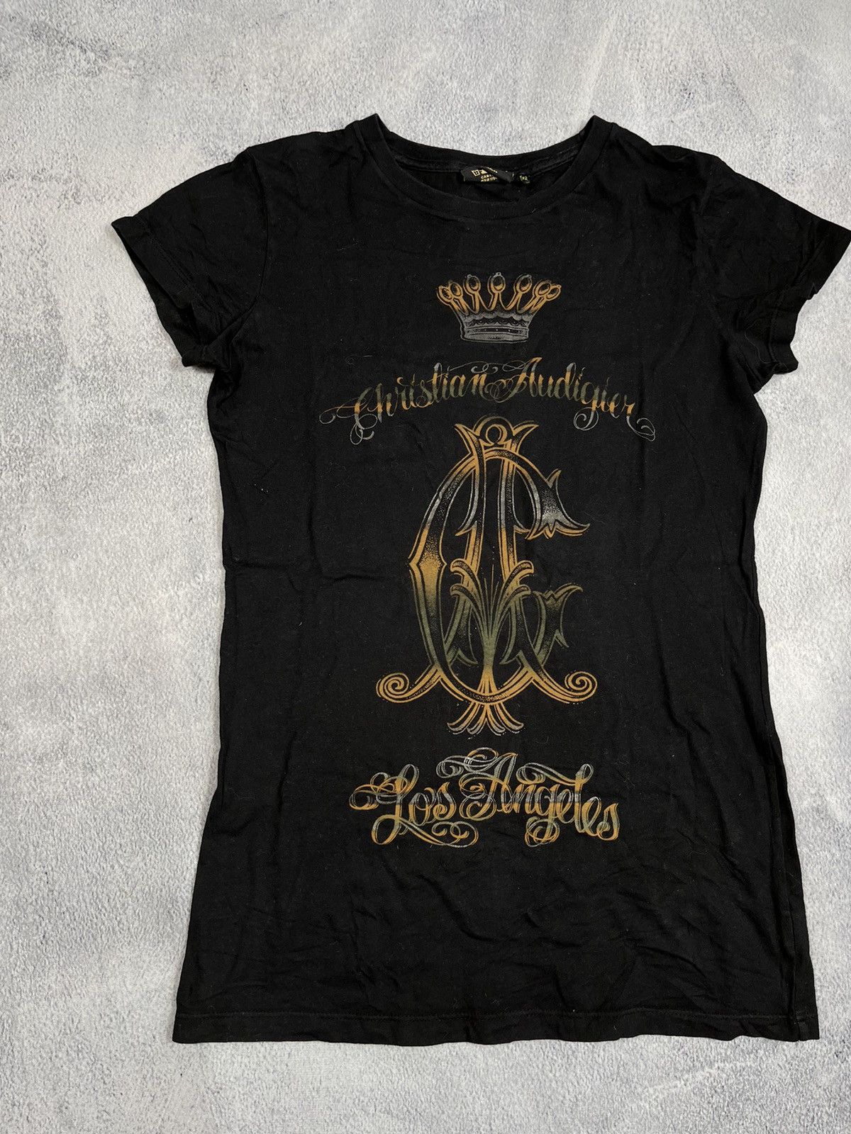 Ed Hardy Vintage Y2K Christian Audigier big logo tee streetwear S Size S / US 4 / IT 40 - 2 Thumbnail