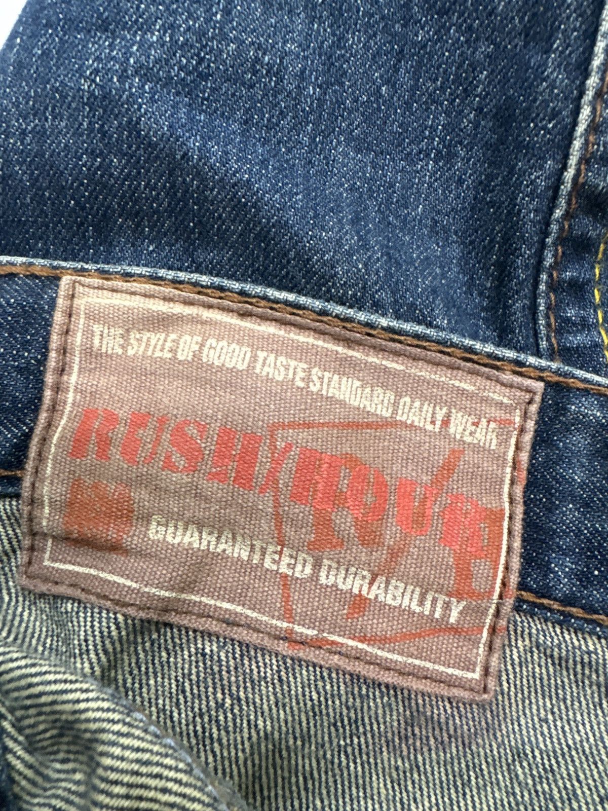Hysteric Glamour × Japanese Brand Distressed Doube Waist Junya Watanabe Denim Jeans Size US 31 - 14 Thumbnail