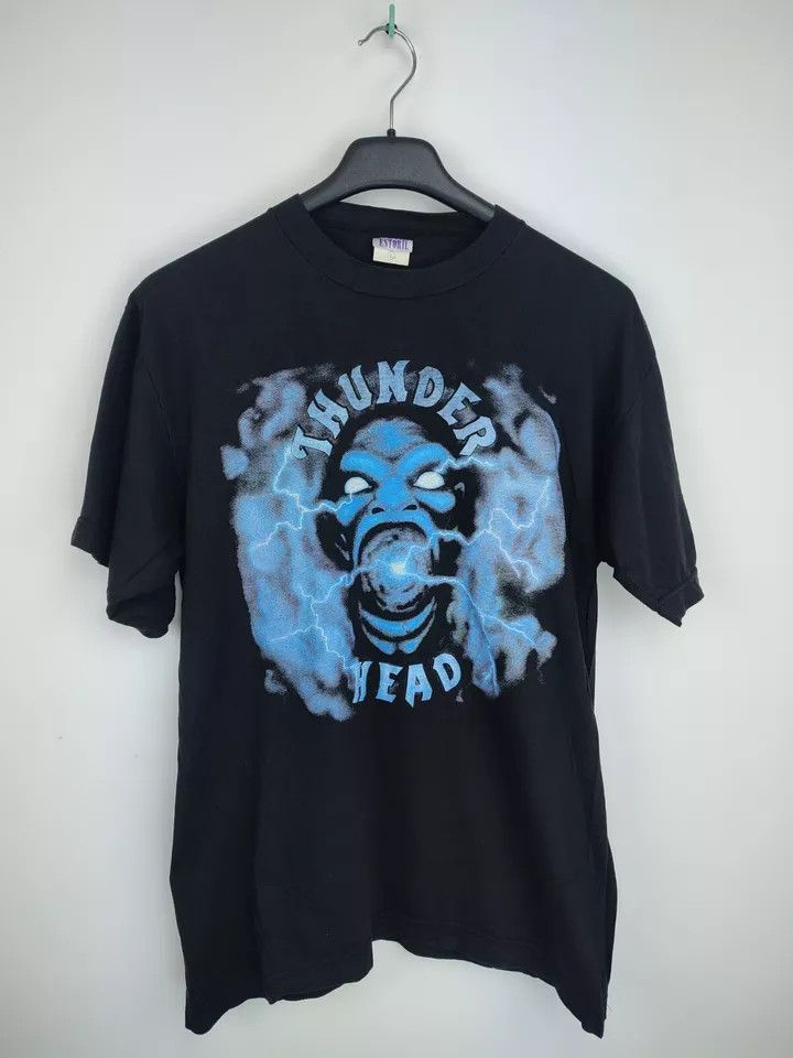 Vintage 90S Thunder Head Thunderhead Band T-Shirt Vintage 1991 Tour Size US L / EU 52-54 / 3 - 11 Thumbnail