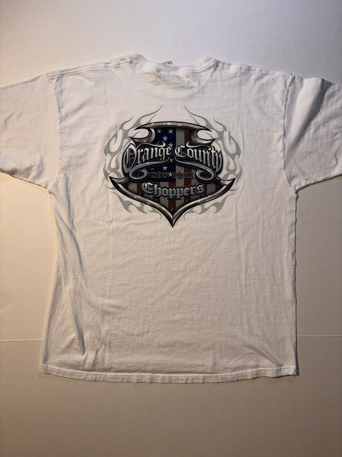 West Coast Choppers Vtg Orange County Choppers New York Y2K Shield Logo Sz XXL Size US XXL / EU 58 / 5 - 1 Thumbnail