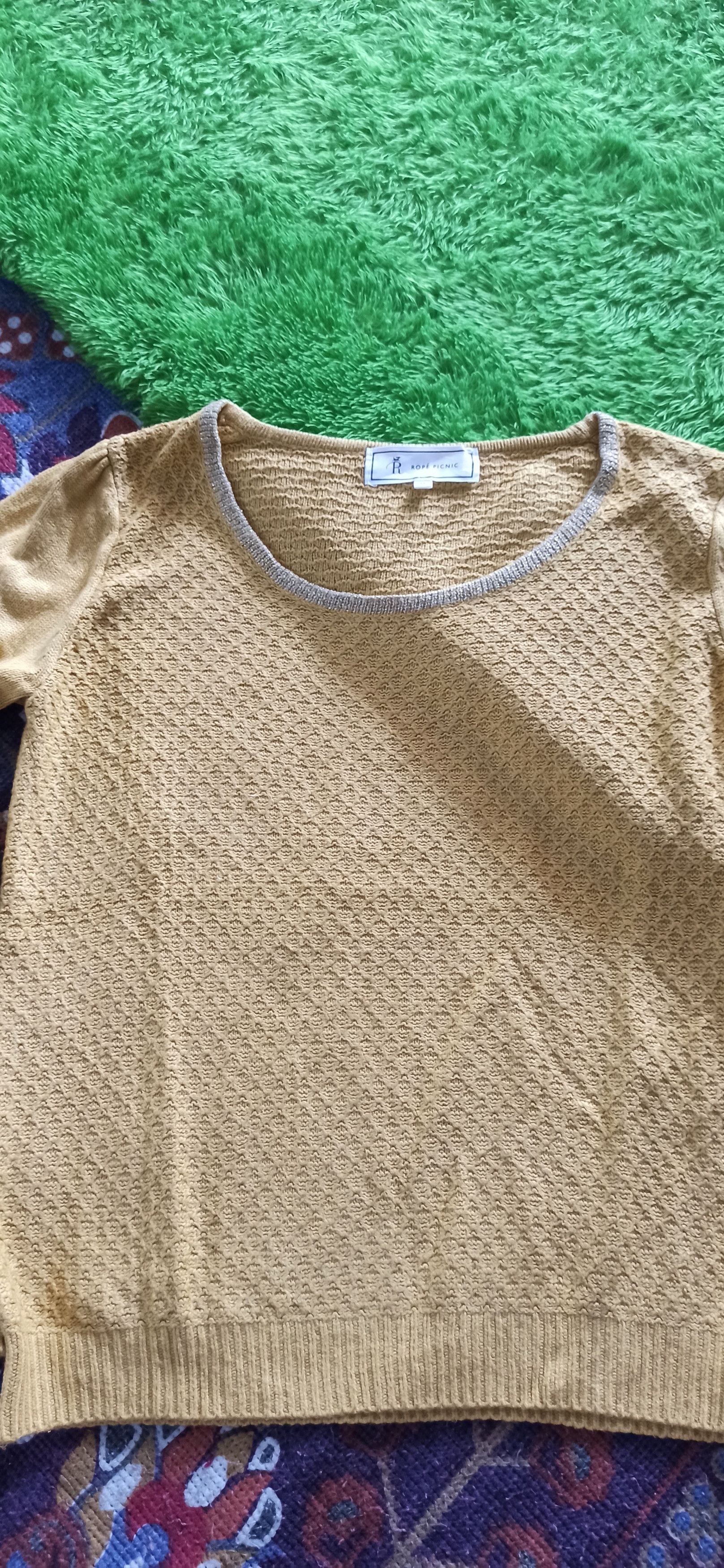 Japanese Brand Vintage Rope Picnic Yellow Knitwear Size S / US 4 / IT 40 - 6 Thumbnail