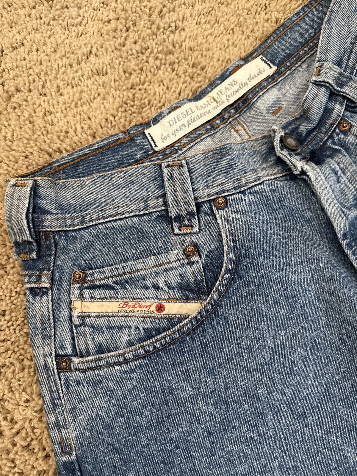Diesel Vintage Diesel Jeans Size US 33 - 2 Thumbnail