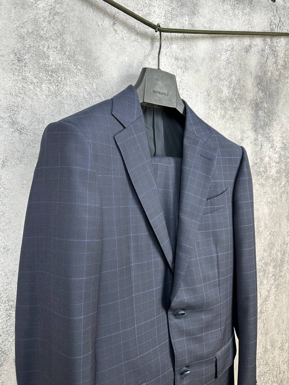 Ermenegildo Zegna RRP €2.500 Emenegildo Zegna "Mila" Abito Suit Wool Check Size 46R - 6 Thumbnail