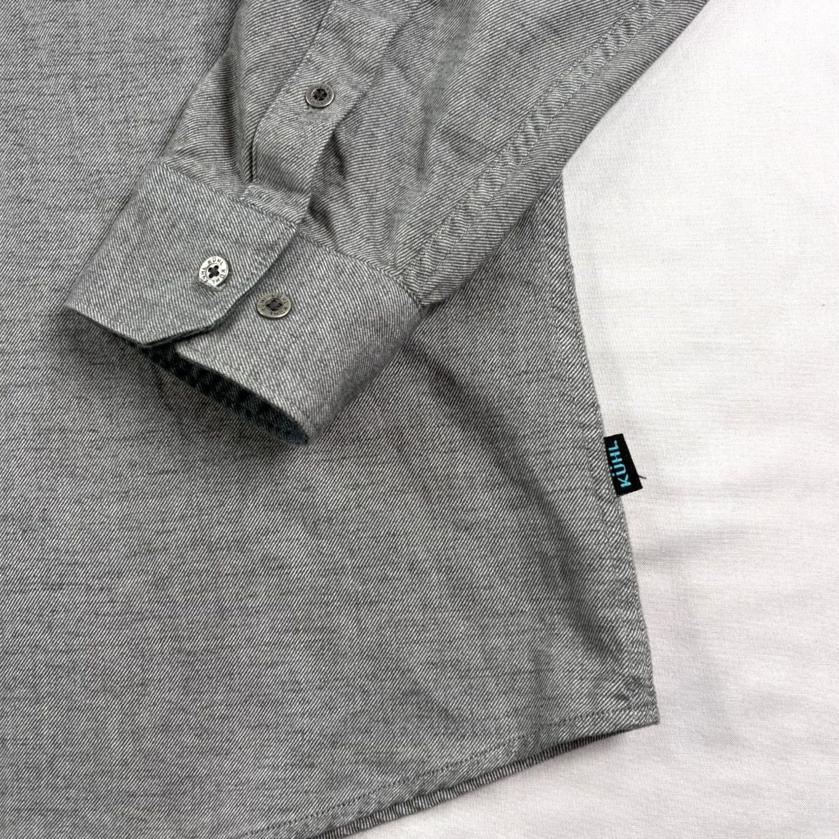 Vintage Kuhl Descendr Flannel Shirt Mens 2XL Gray Button Up Outdoor Hiking Trail Casual Shirt Mens 2XL Gray FLANNEL Button-Up Pockets Outdoor Size US XXL / EU 58 / 5 - 2 Thumbnail