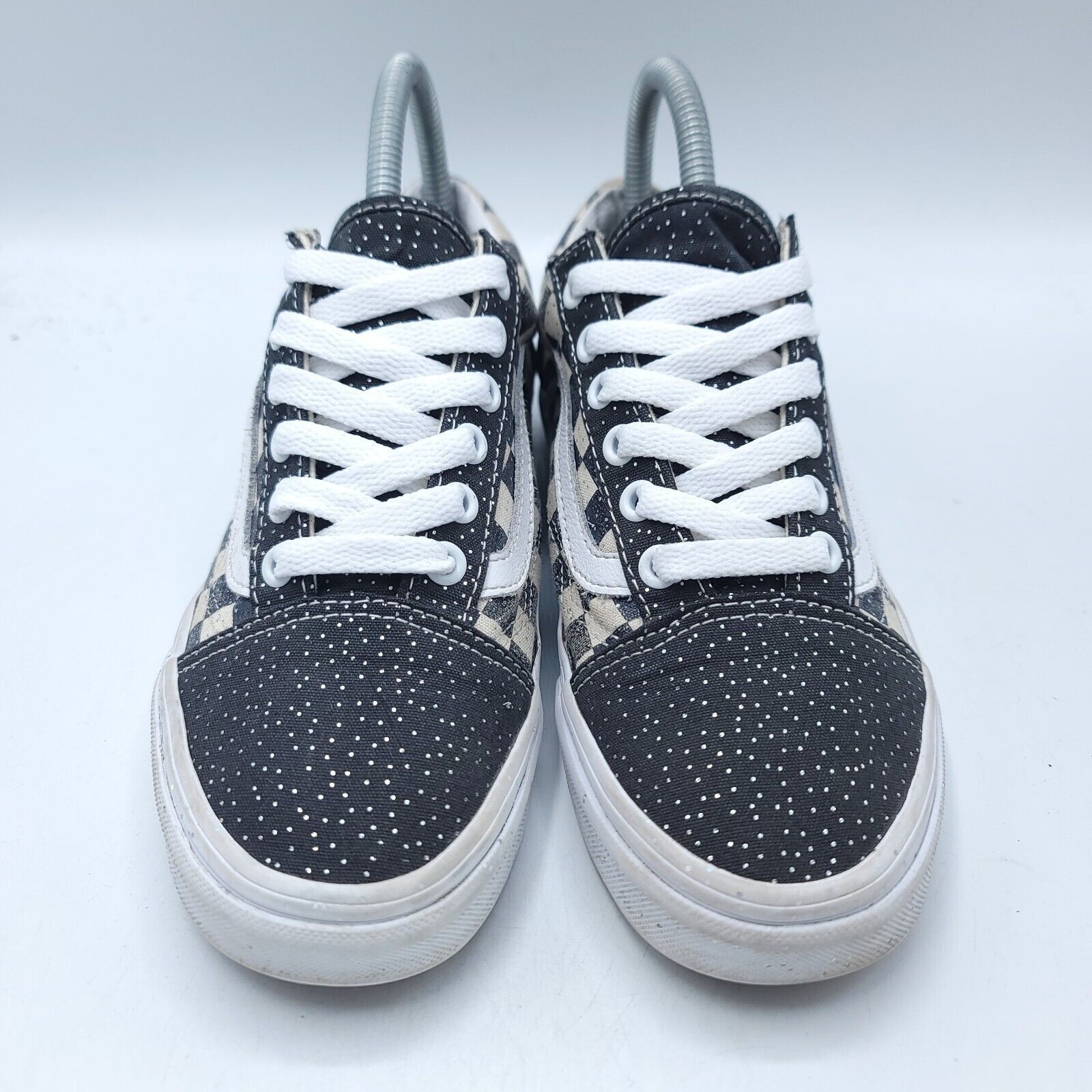 Vans Vans Off the Wall Old Skool Shoe Women Size 6.5 721356 Black Size US 6.5 / IT 36.5 - 2 Thumbnail