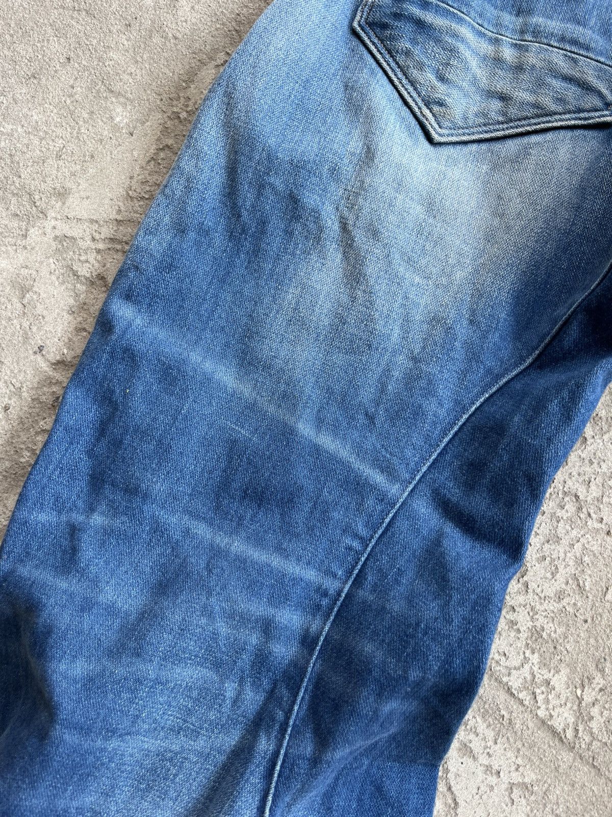 G-Star × Japanese Brand Faded Distressed G Star Taw Arc 3D Loose Tapered Jeans Pants Size US 31 - 8 Thumbnail