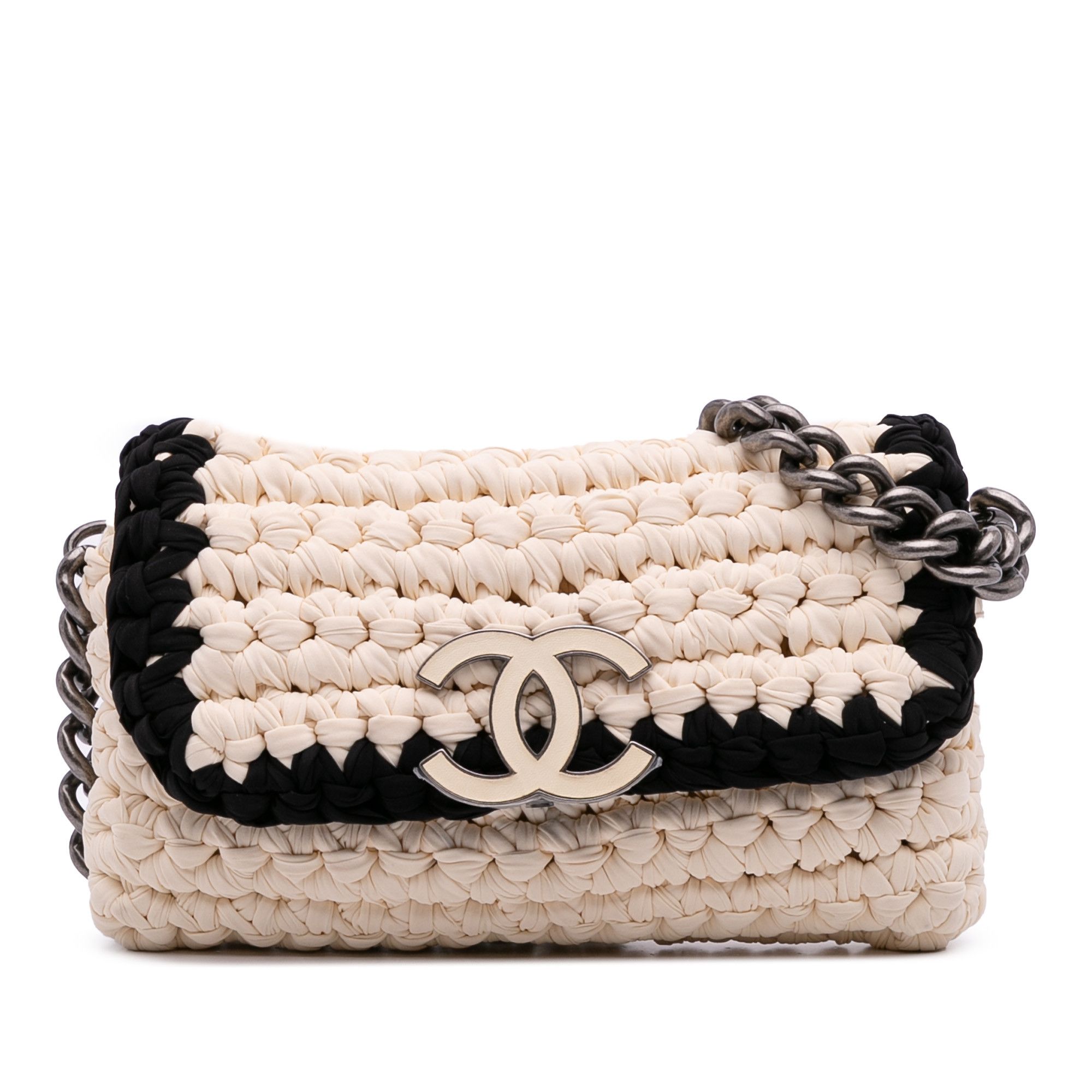 Chanel Chanel Neoprene Fancy Crochet Flap Size ONE SIZE - 1 Thumbnail