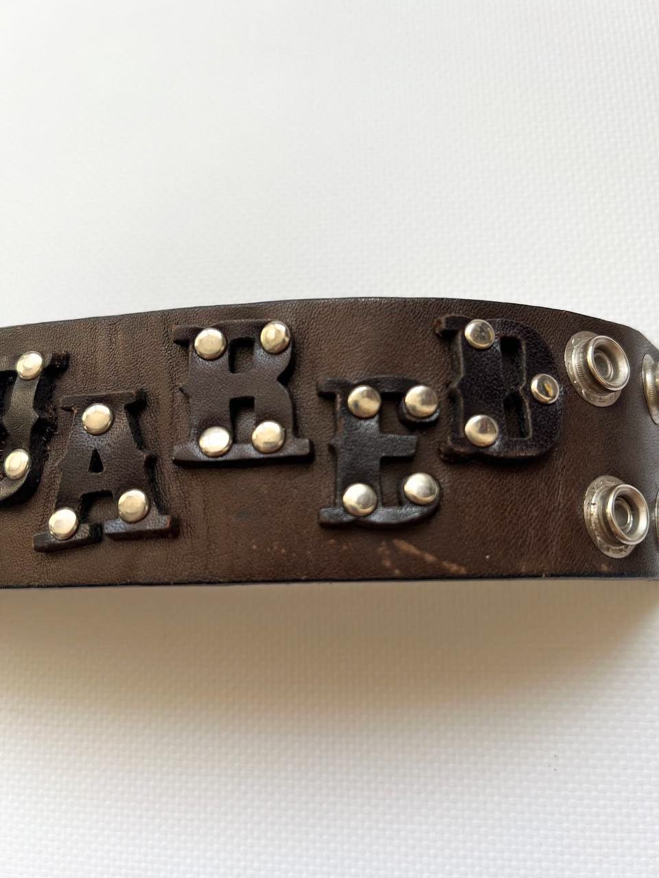 Dsquared2 Vintage Dsquared leather bracelet rock punk studded logo Size ONE SIZE - 5 Thumbnail