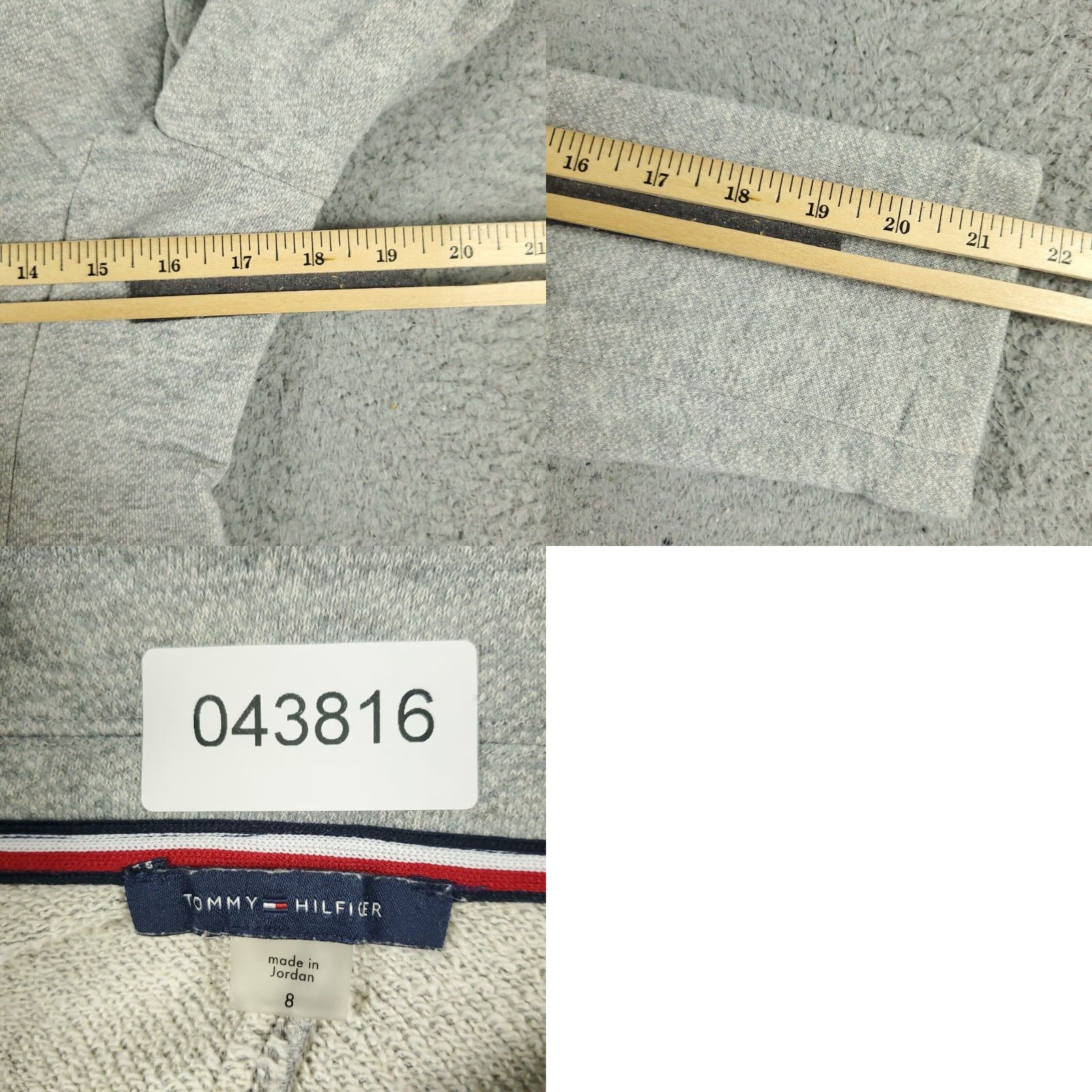 Tommy Hilfiger Womens Gray Blazer Tommy Hilfiger Single Breasted Size 8 Size M / US 6-8 / IT 42-44 - 8 Thumbnail