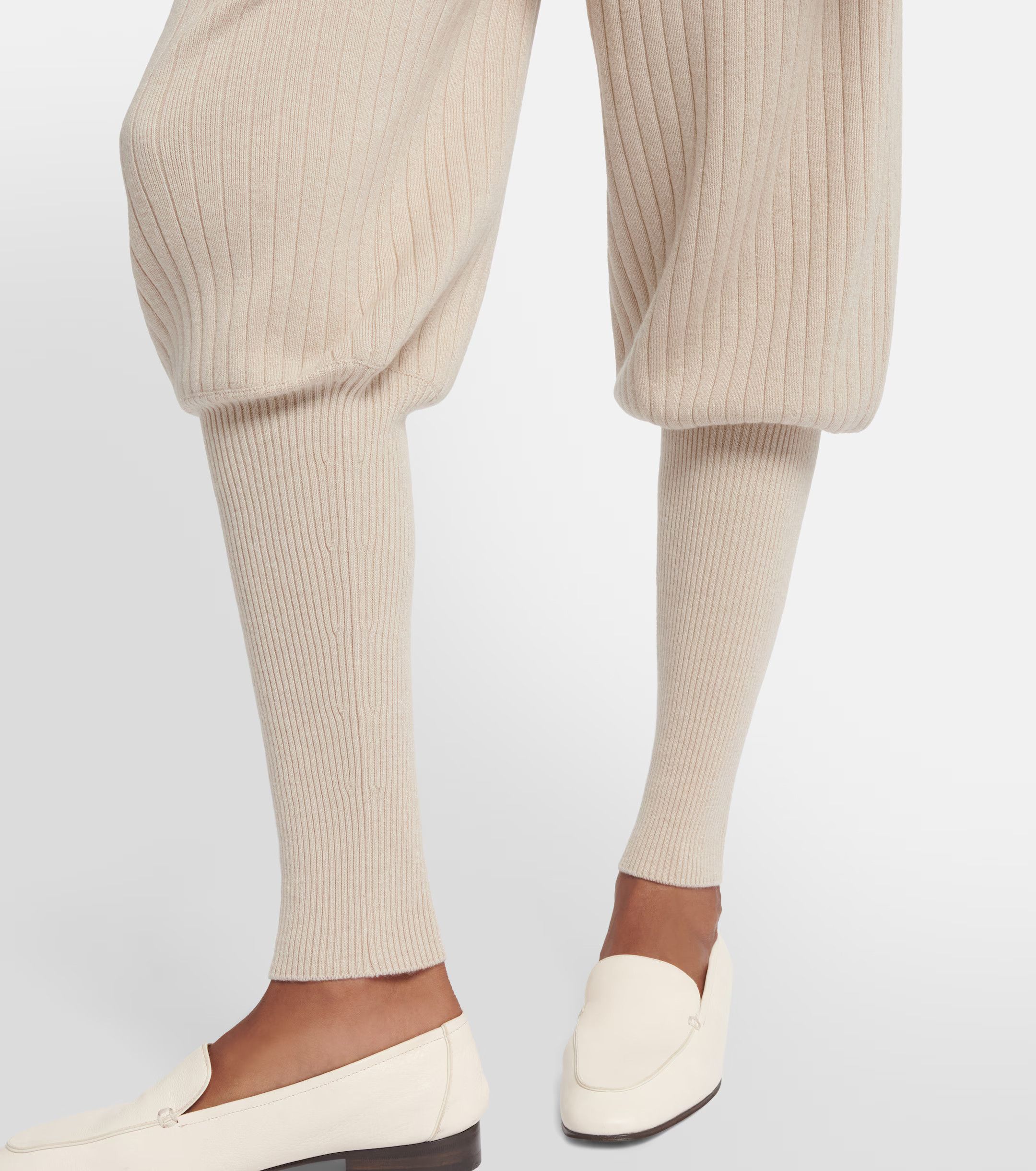 Loro Piana o1srvl11e0824 Maras Cashmere Pants in Beige Size 27" / US 4 / IT 40 - 5 Thumbnail
