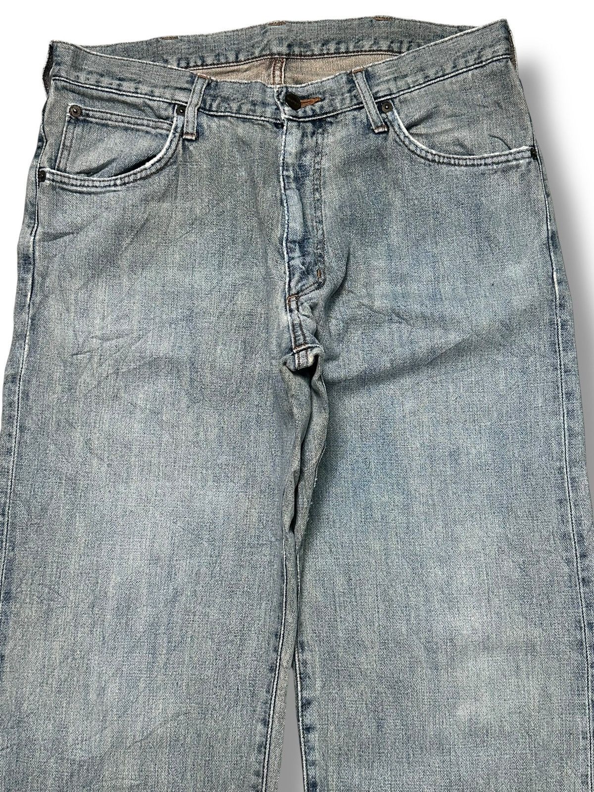 Wrangler Wrangler Vintage With Distressed Baggy Loose Style & Faded Size US 33 - 3 Thumbnail