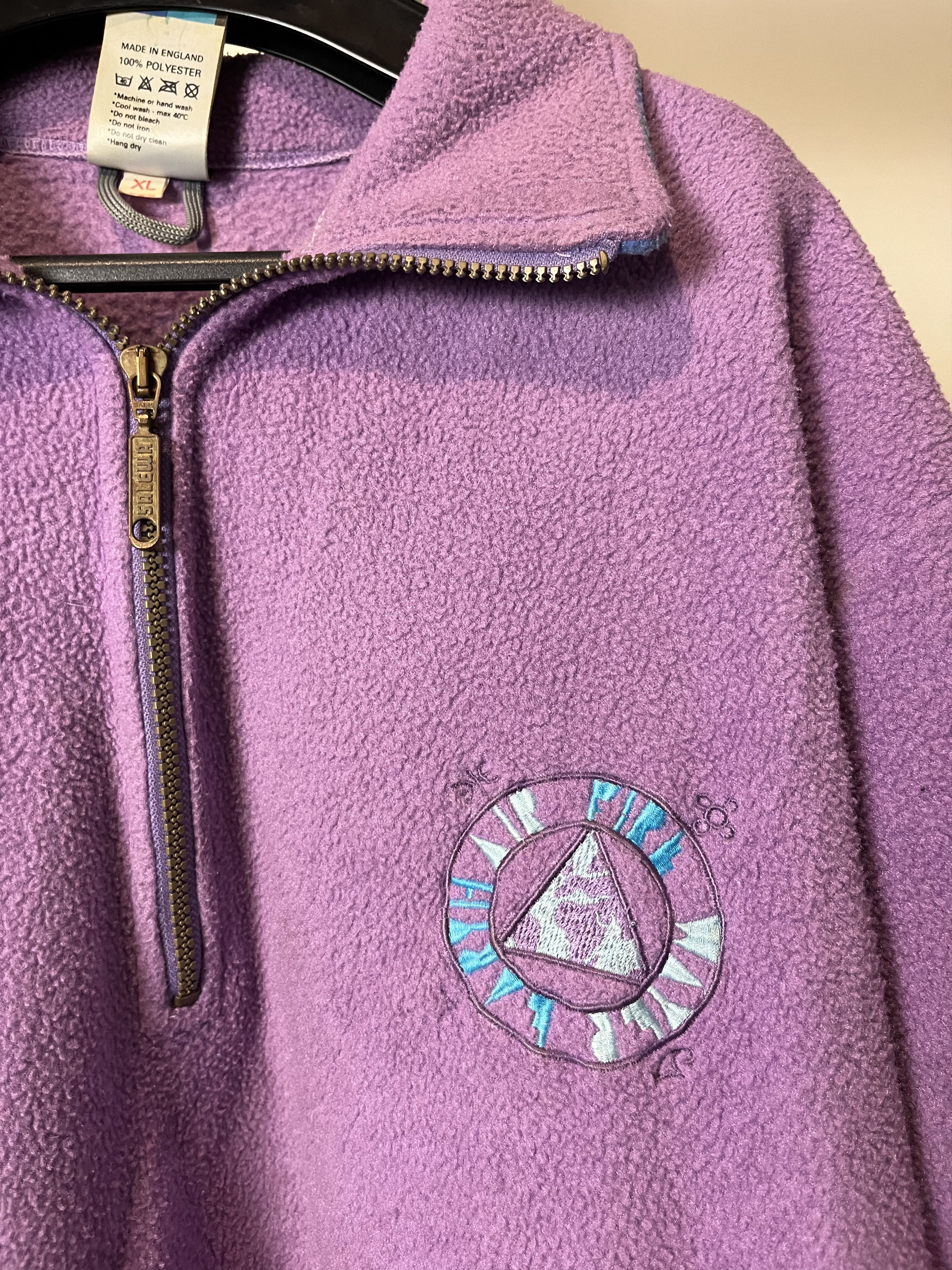 Other 90s Salewa Colorful Synchilla Fleece Jacket Made In Itally Size US XL / EU 56 / 4 - 6 Thumbnail
