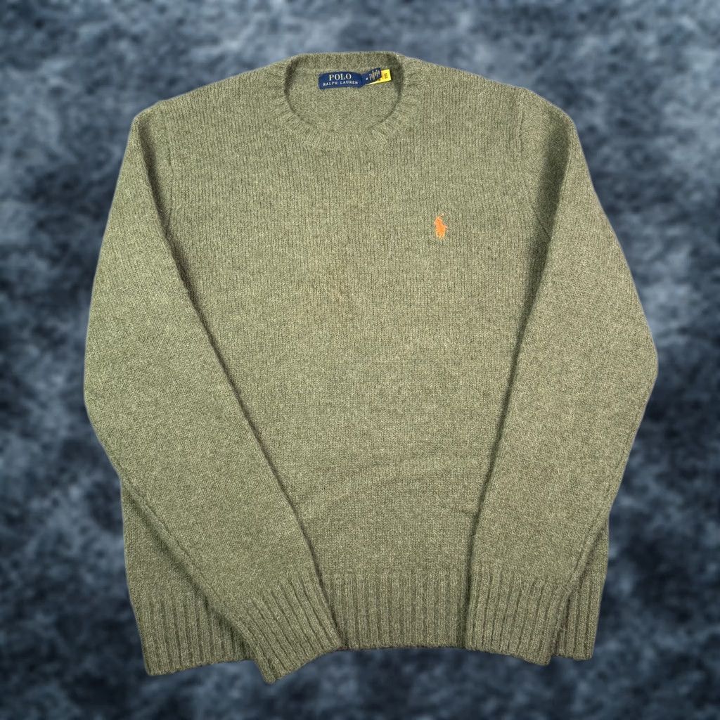 Polo Ralph Lauren Polo Ralph Lauren Sweater Mens M Green Olive Wool Alpaca Blend Crewneck Pullover Size US M / EU 48-50 / 2 - 1 Thumbnail