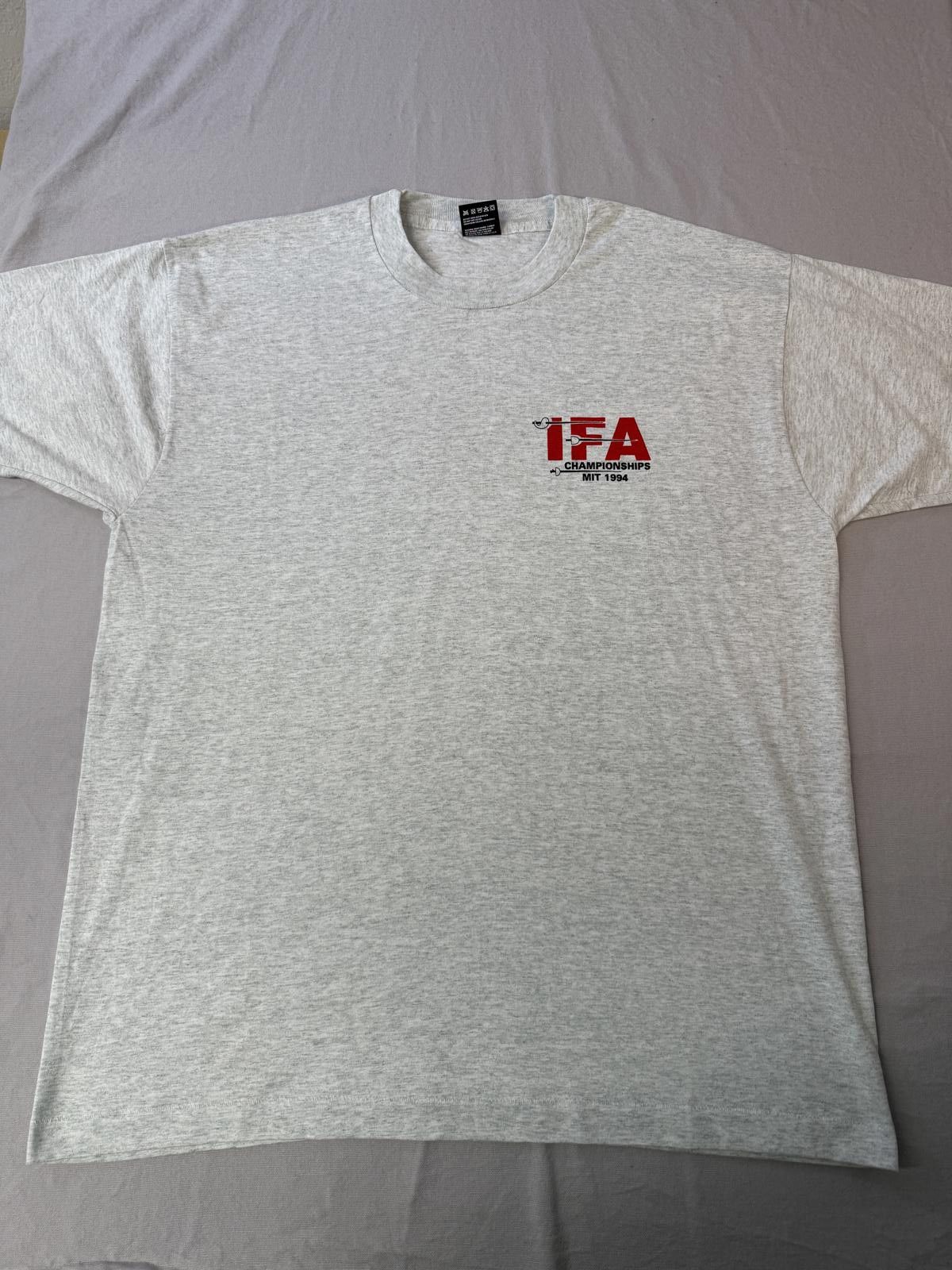 Fruit Of The Loom VTG Fencing T-shirt IFA Championships MIT 1994 Tee XL Size US XL / EU 56 / 4 - 1 Thumbnail
