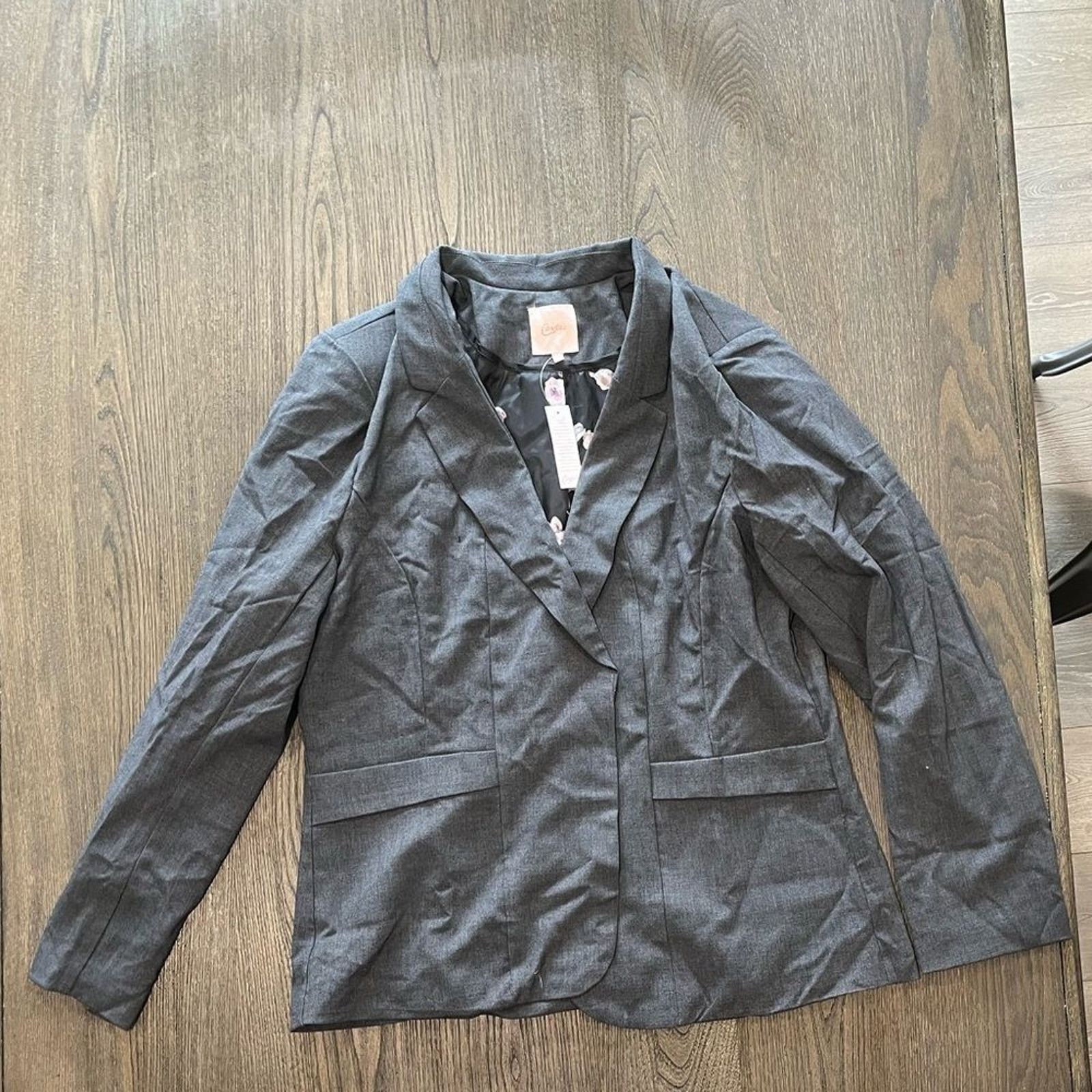 Vintage NWT Candies Juniors Grey Button Front Blazer - Size XXL Size XXL / US 16-18 / IT 52-54 - 1 Thumbnail