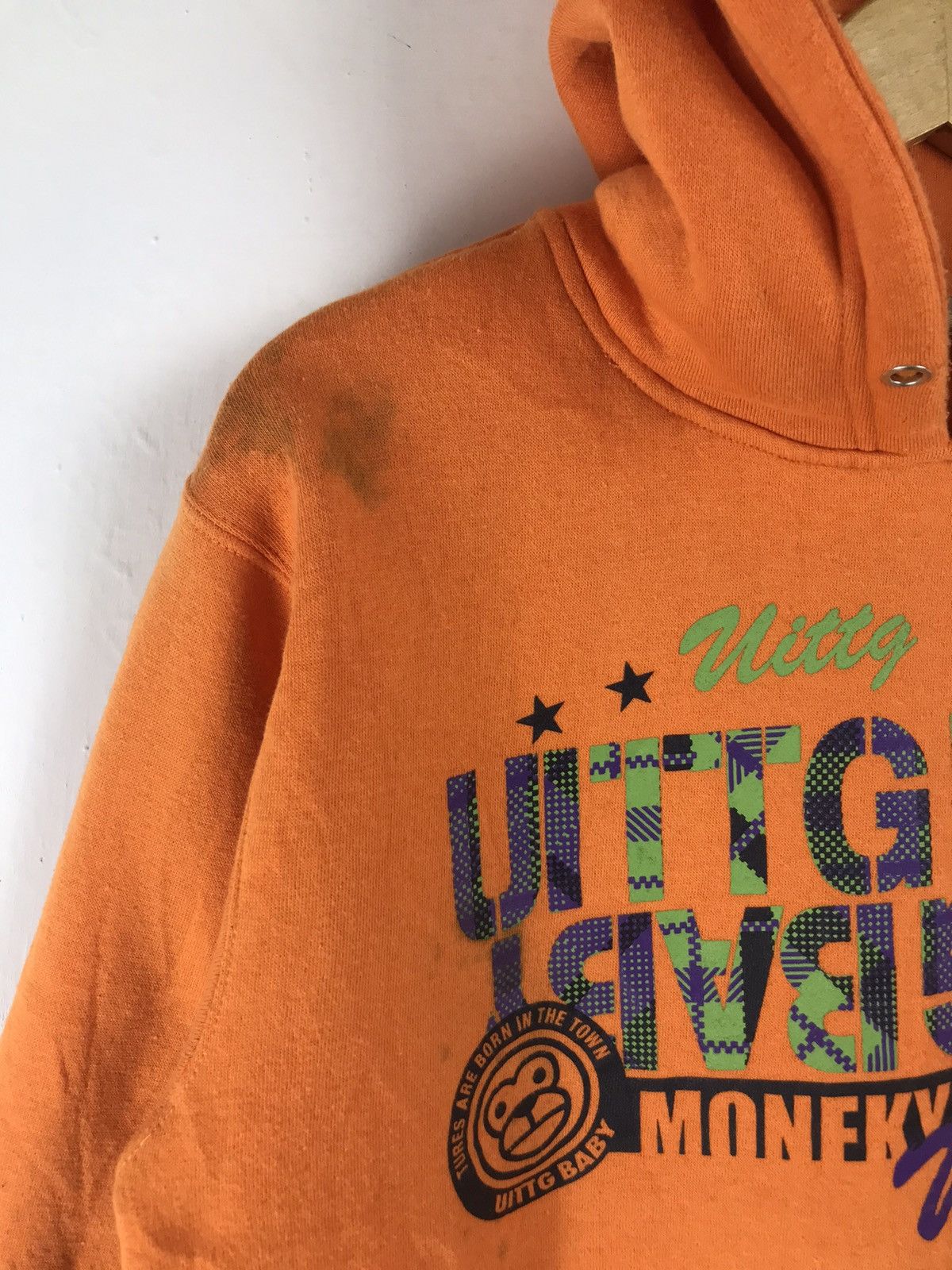 Japanese Brand × Vintage Japanese Vintage UITTG Baby Monkey Kingdom Wildness Hoodie Size US M / EU 48-50 / 2 - 3 Thumbnail