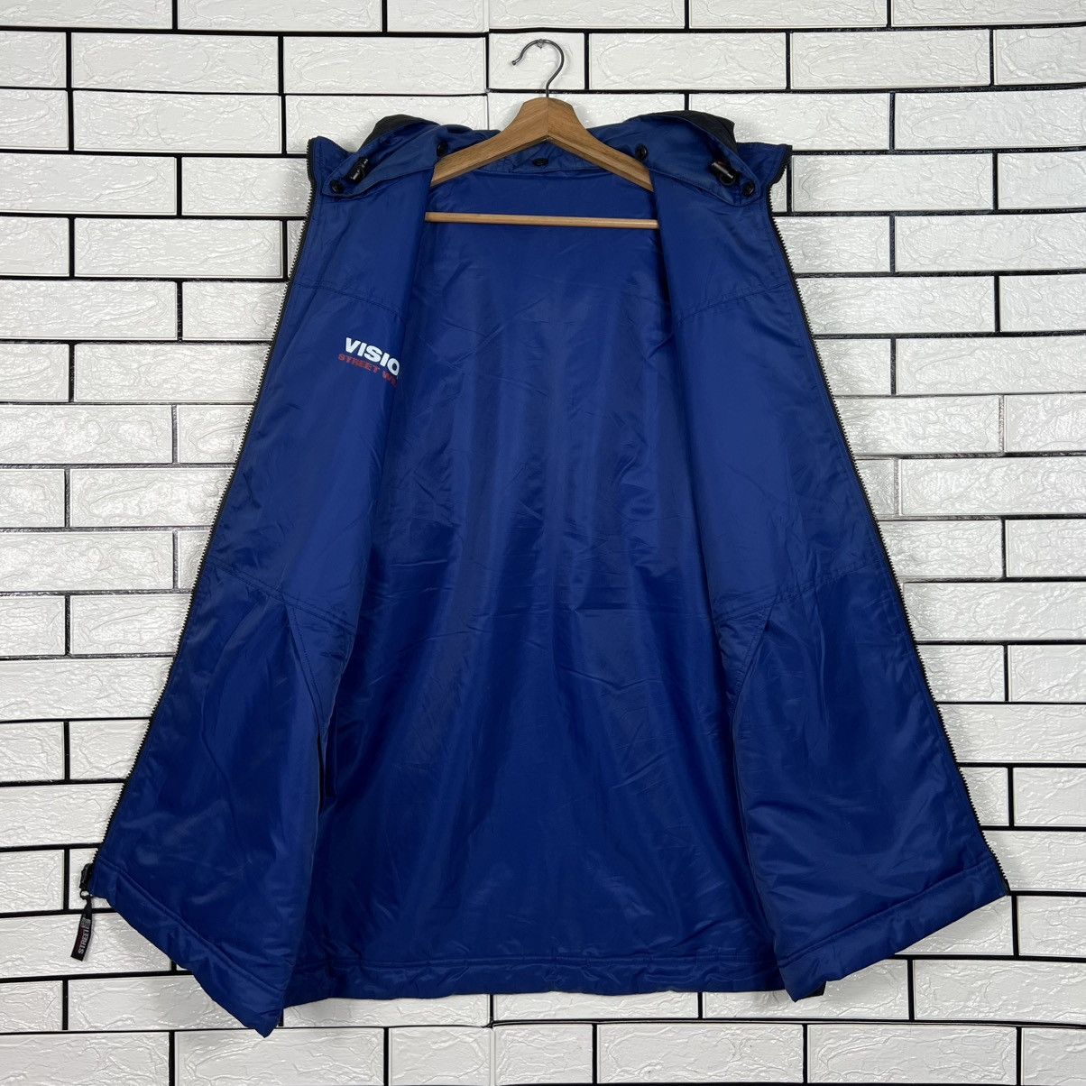 Vision Streetwear 90's VISION STREET WEAR Reversible Hooded Jacket #4061-C185 Size US L / EU 52-54 / 3 - 14 Thumbnail