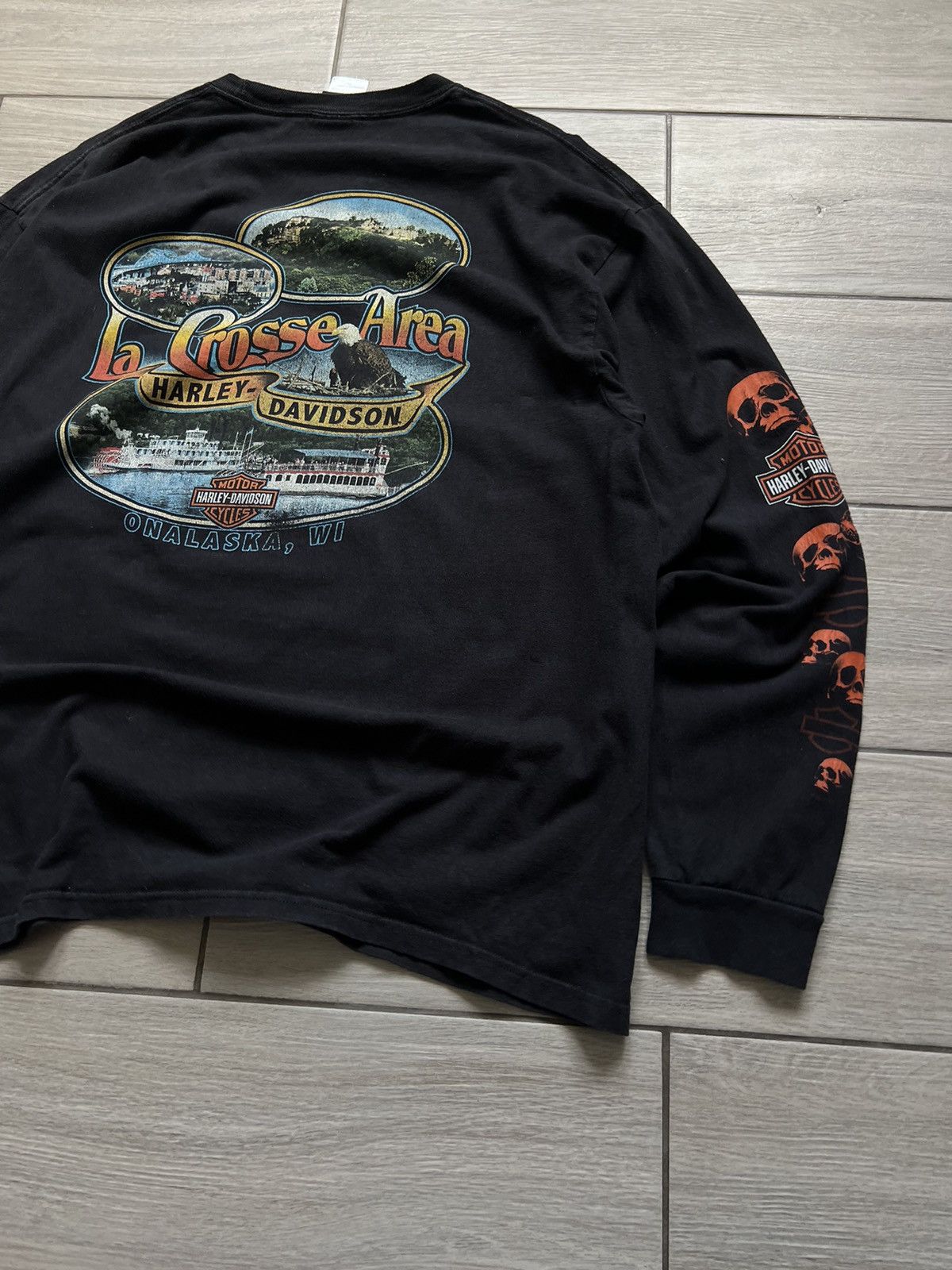 Daytona × Harley Davidson × West Coast Choppers Vintage Harley Davidson Longsleeve Big Logo Size US XL / EU 56 / 4 - 11 Thumbnail