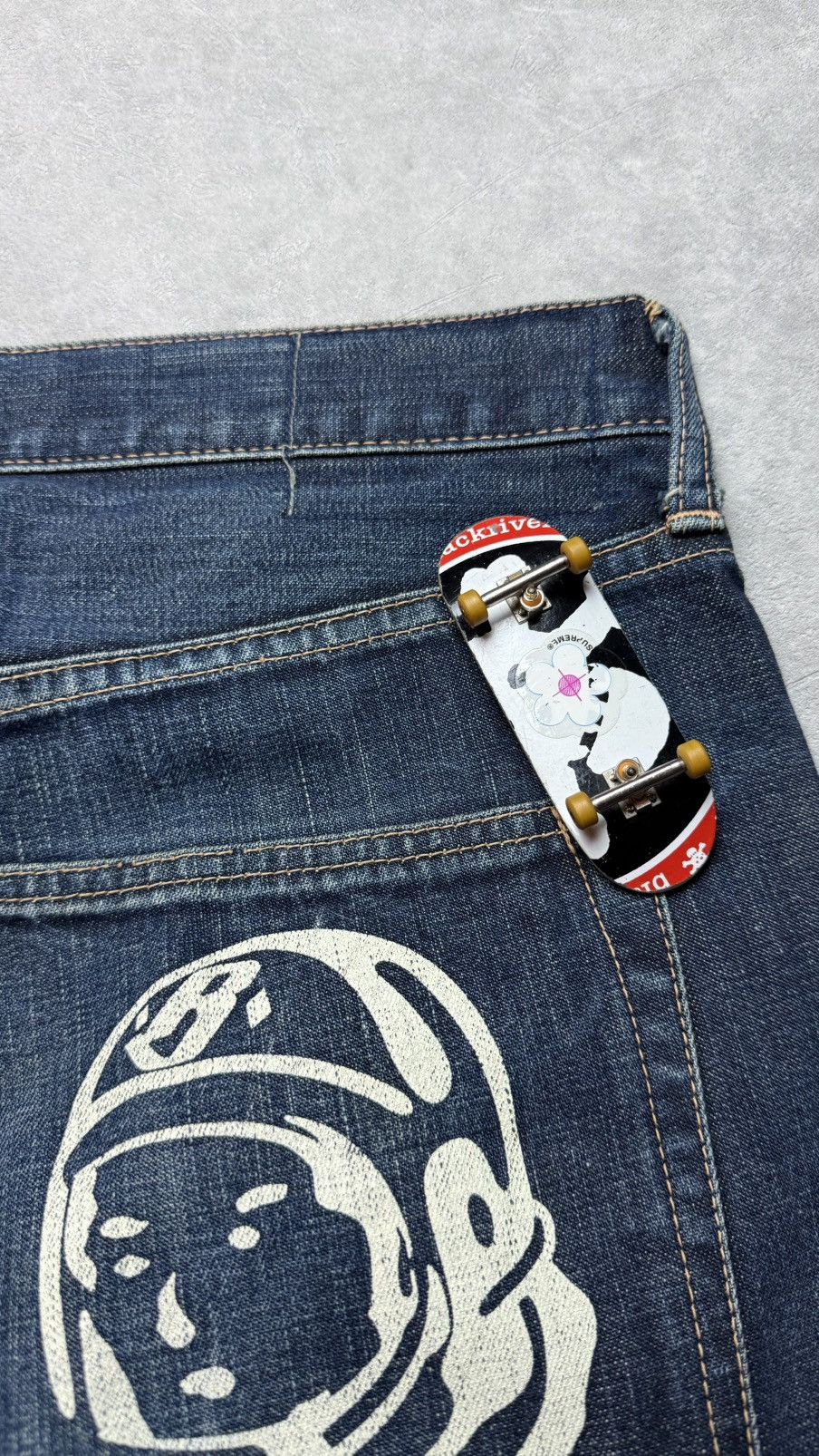 Icecream Last Call ! Vintage 2000s BBC Running Dog Denim Size US 36 / EU 52 - 8 Thumbnail