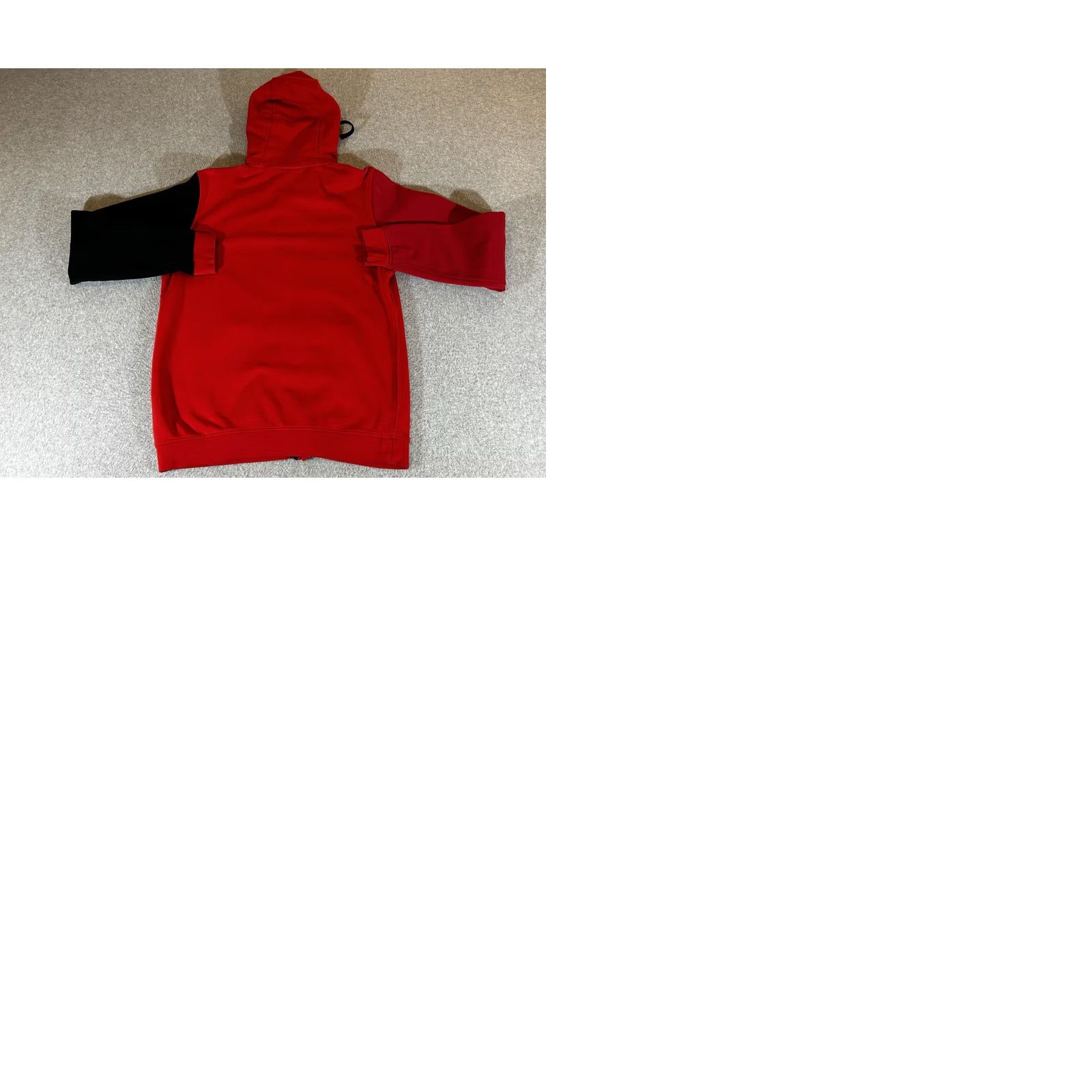 Nike Nike Jacket Hoodie Mens Small Fleece Full Zip Red Colorblock Sportswear Sweatshirt Capable for Gym & Training Mens Size US S / EU 44-46 / 1 - 10 Thumbnail