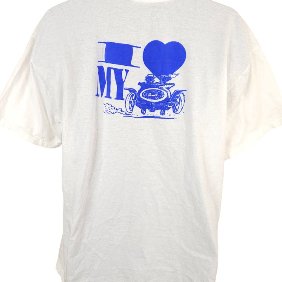 Fruit Of The Loom VINTAGE Car Show T Shirt Mens XL White 90s Pomona Lodge California Fruit of the Loom Shirt Mens XL White 90s Car Show T Shirt Size US XL / EU 56 / 4 - 4 Thumbnail