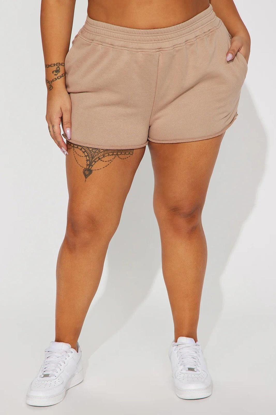 Fashion Nova Playing Games French Terry Lounge Set - Mocha Size XL / US 12-14 / IT 48-50 - 3 Thumbnail