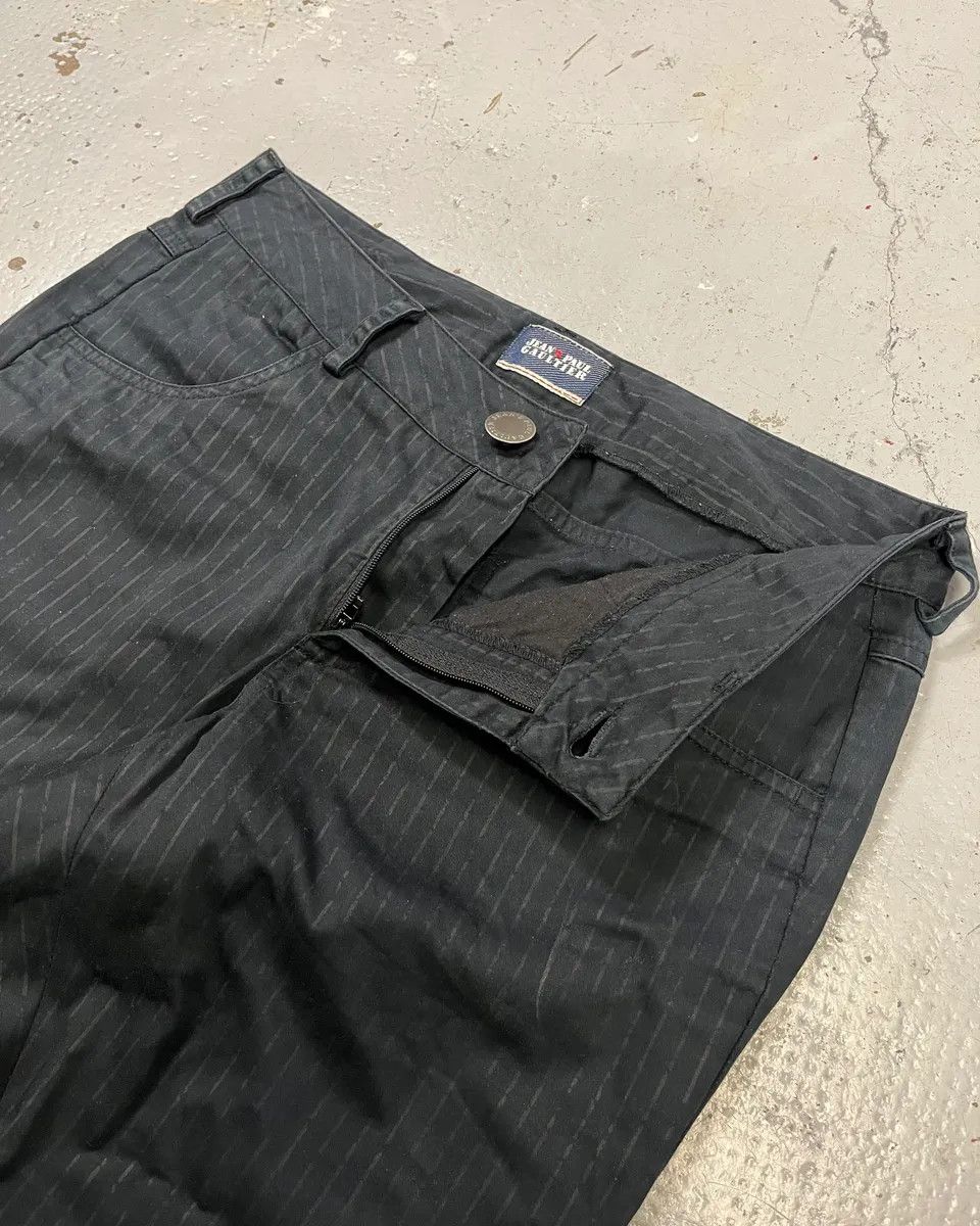 Jean Paul Gaultier Jean Paul Gaultier Black Classy Striped Pants Size 25" / US 0 / IT 36 - 7 Thumbnail
