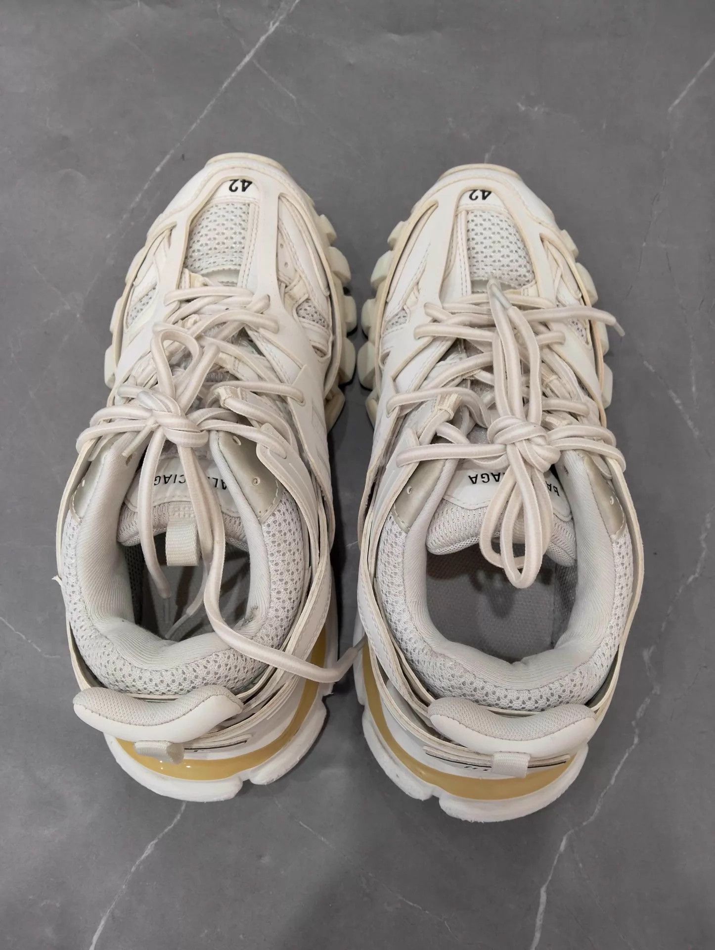 Balenciaga Balenciaga Track 1.0 White Sneakers 42 Size US 9 / EU 42 - 7 Thumbnail